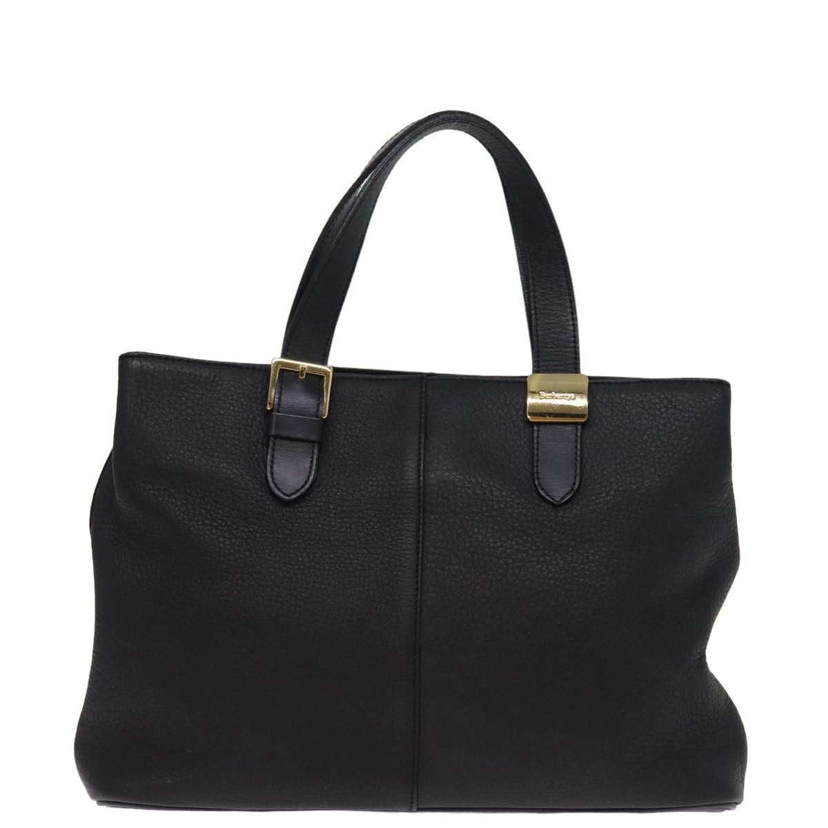 Burberry Nova Check Black Leather Handbag (Pre-Owned) Size ONE SIZE - 1 Thumbnail