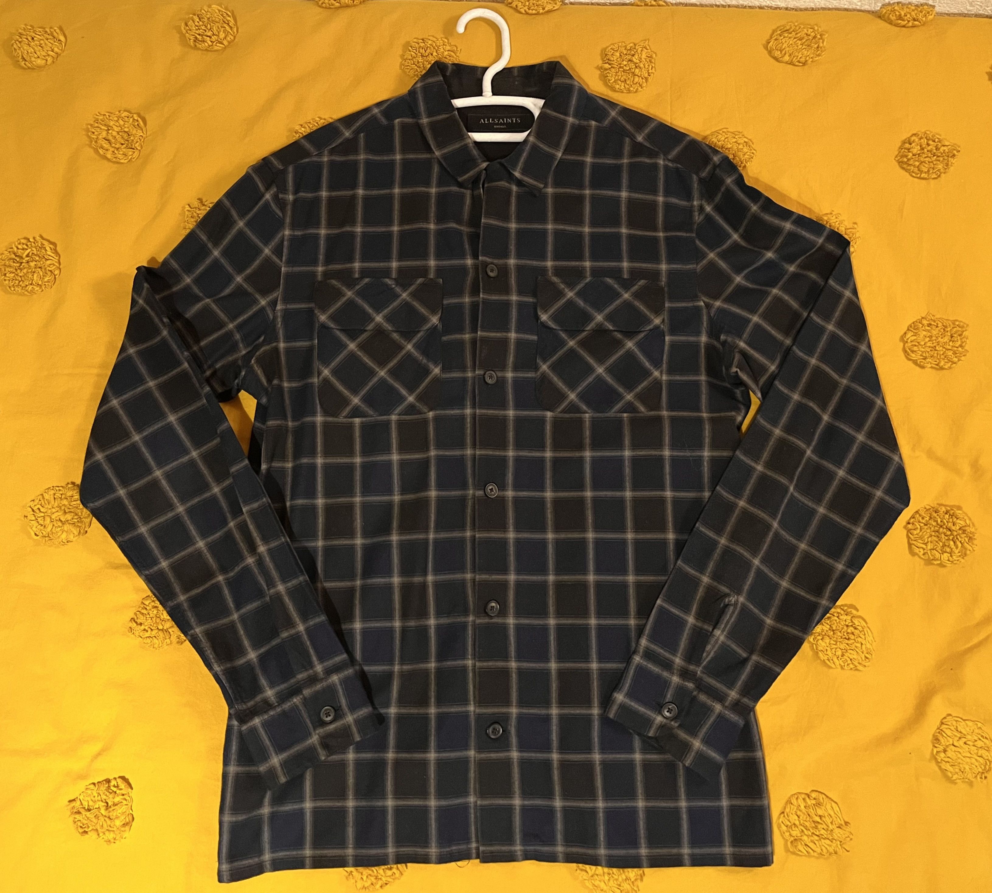 Allsaints All Saints Shirt Black and navy Size US S / EU 44-46 / 1 - 1 Thumbnail