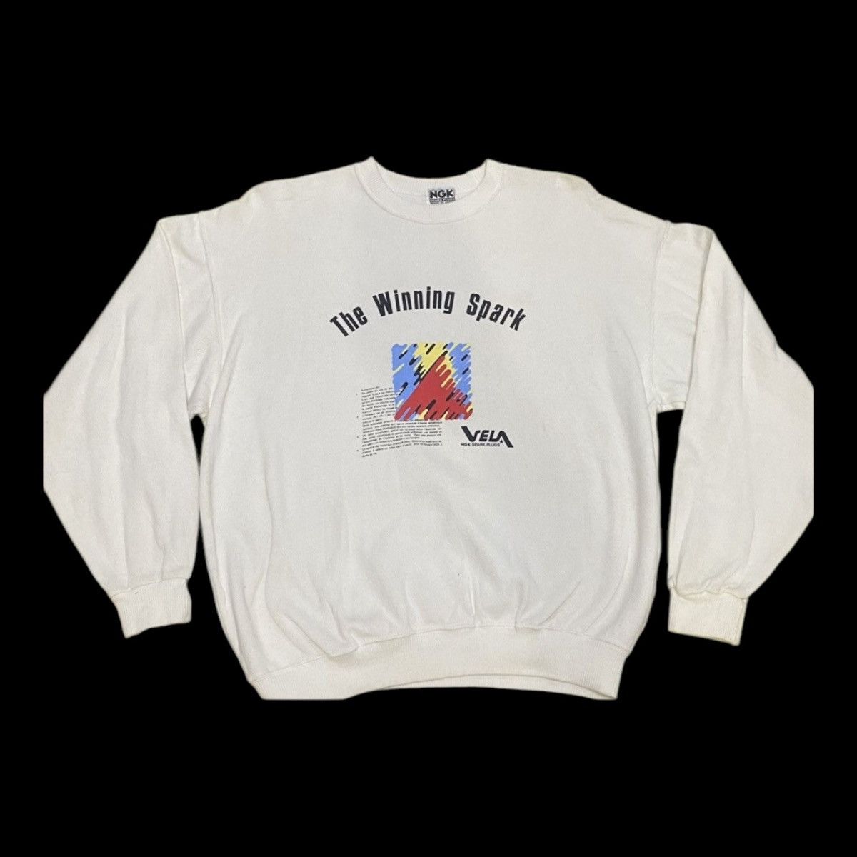 Gear for Sports Vintage NGK Spark Plug Sweatshirt CrewNeck NGK Formula One Size US L / EU 52-54 / 3 - 1 Thumbnail