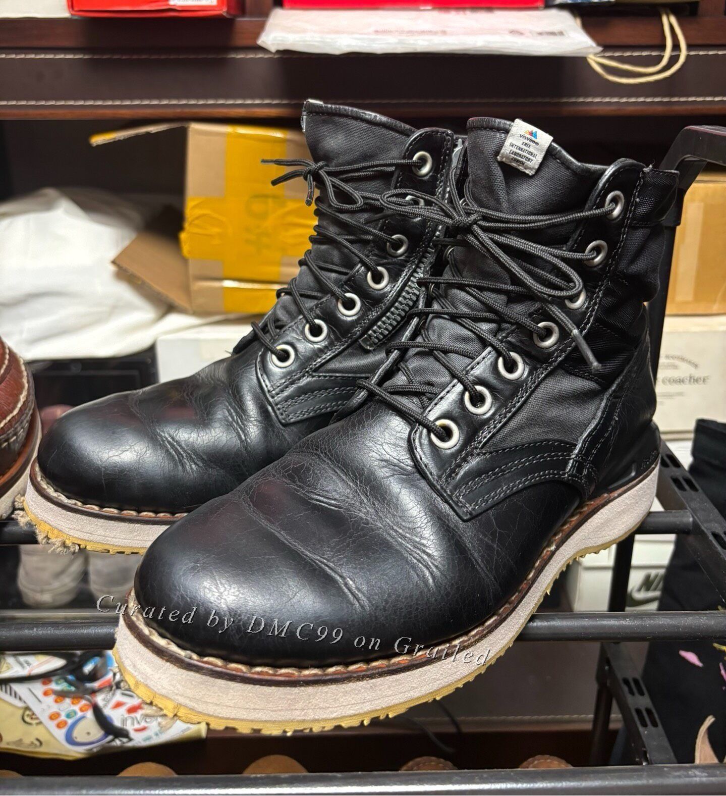 Visvim 7-Hole 73's With Carbon Fiber TPU Heel Stabilizer (FINAL