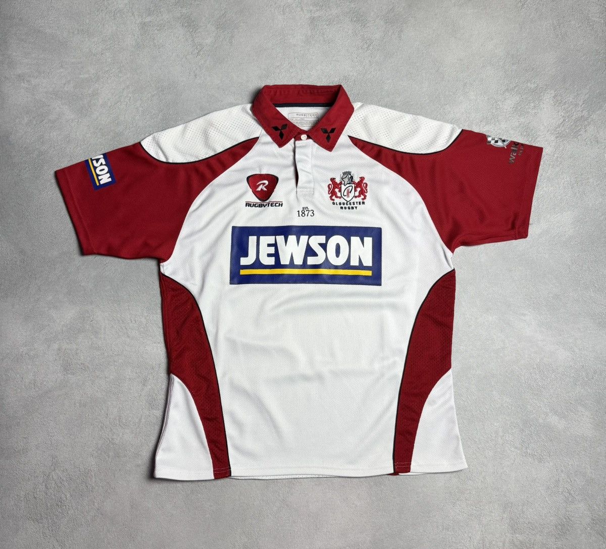 Other Gloucester 2007 2008 Away Rugby Shirt Jersey Rugbytech Size US XXL / EU 58 / 5 - 1 Thumbnail