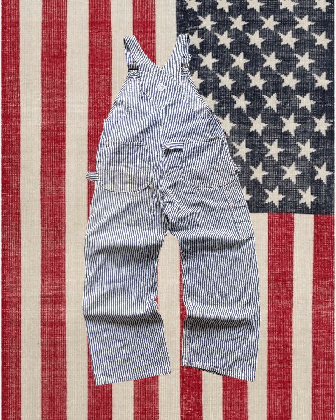 Big Mac BIG MAC MEN’S OVERALLS JUMPSUITS DOUBLEKNEE HICKORY Size US L / EU 52-54 / 3 - 2 Thumbnail
