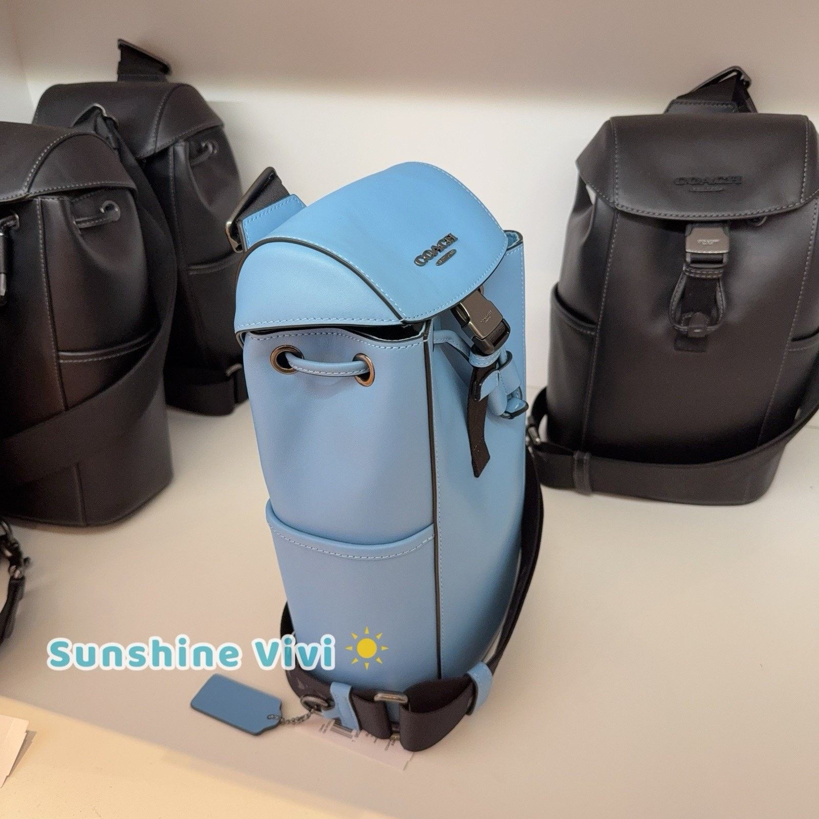 Coach NWT Coach Racer Pack Bag Backpack Leather CBI69 Size ONE SIZE - 2 Thumbnail