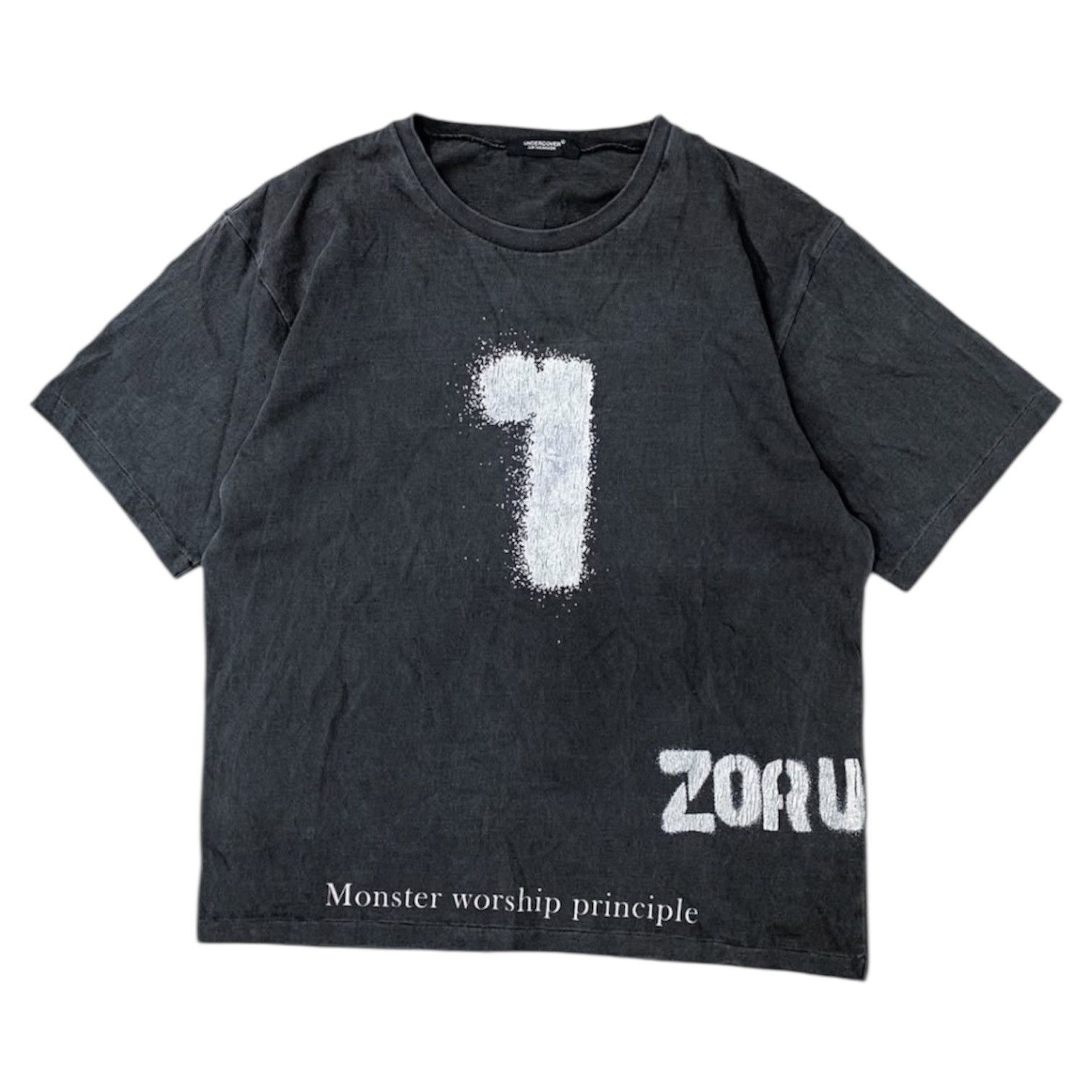 Undercover 2000s Undercover Jun Takahashi Zoruge Faded Wash Tee Size US M / EU 48-50 / 2 - 1 Thumbnail