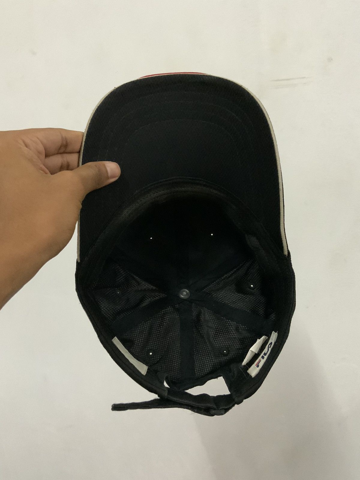 Fila Fila Black Spellout Hat Size ONE SIZE - 7 Thumbnail