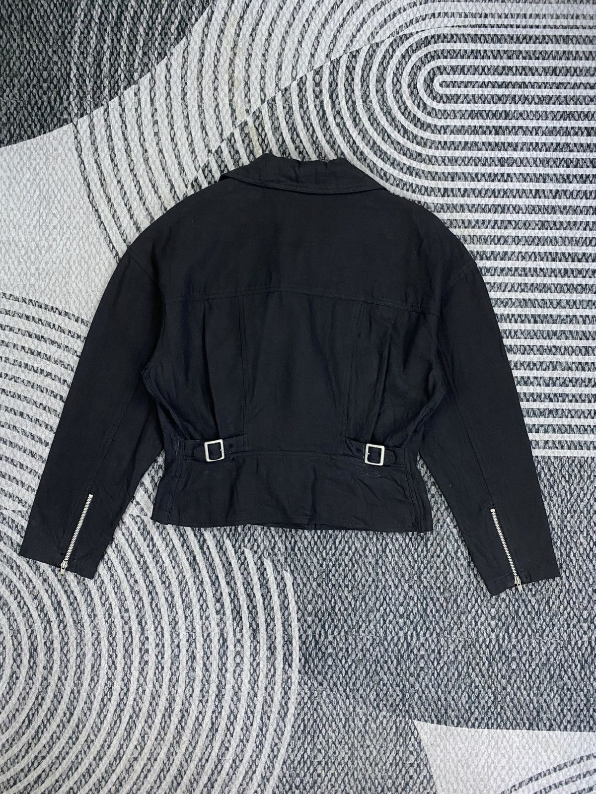 ADAM ET ROPE Vintage Adam Et Rope Double Collar Bikers Jacket Size S / US 4 / IT 40 - 2 Thumbnail