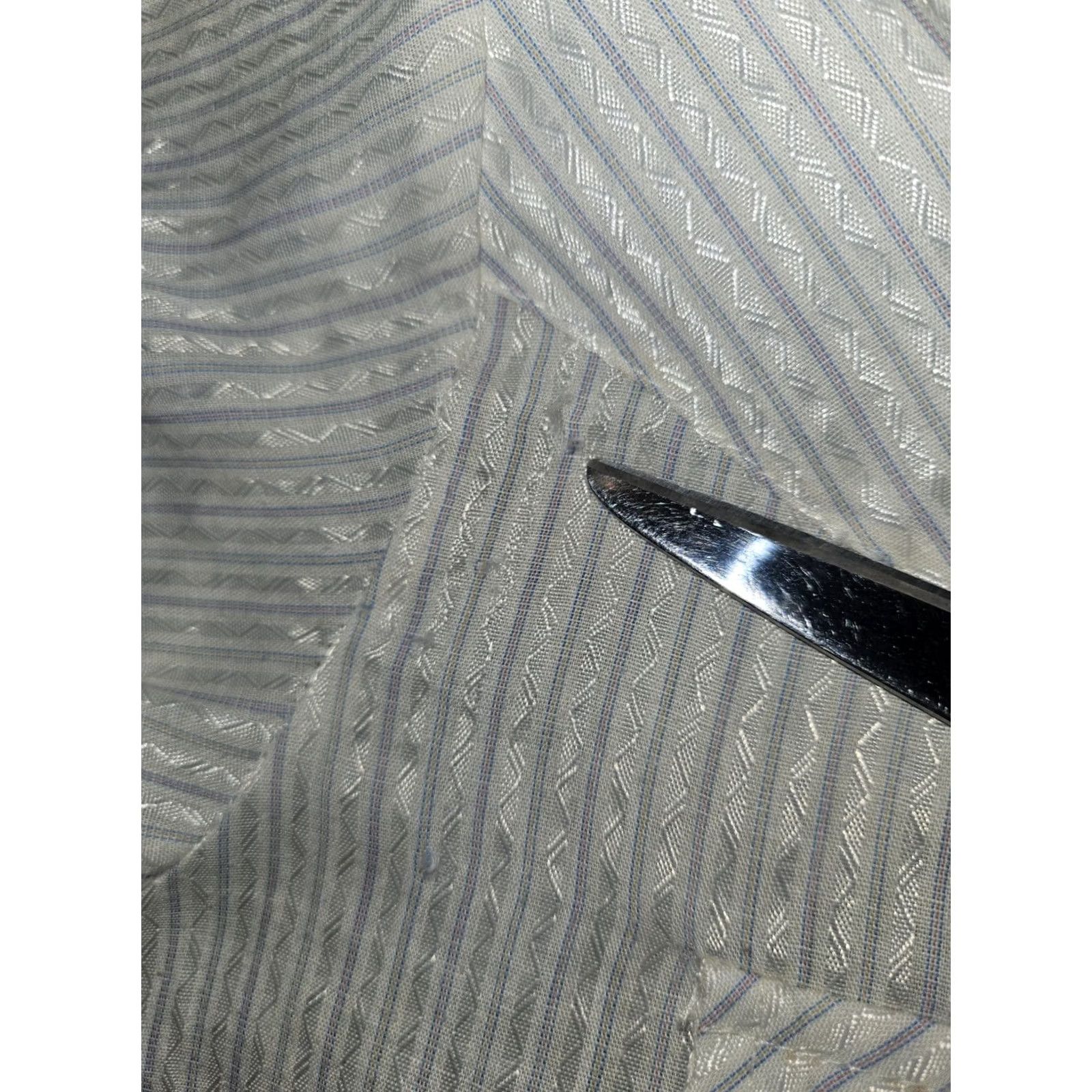 Vintage VINTAGE Dickson-Jenkins Pearl Snap Shirt Men L White Striped Western Long Sleeve Shirt Size US L / EU 52-54 / 3 - 7 Thumbnail