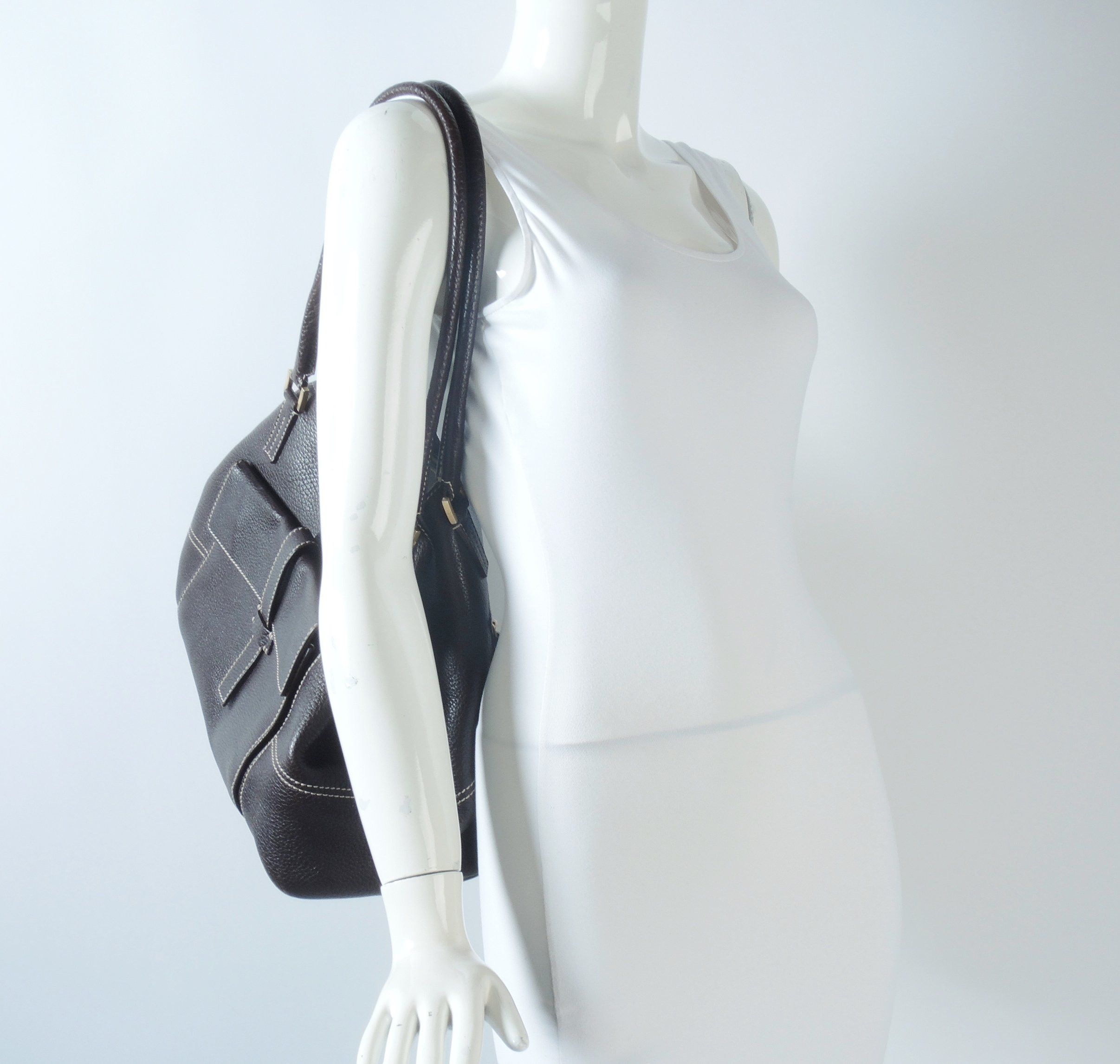 Loro Piana o1smst1ft0424 Size: OS / Shoulder Bags in Brown Size ONE SIZE - 7 Thumbnail