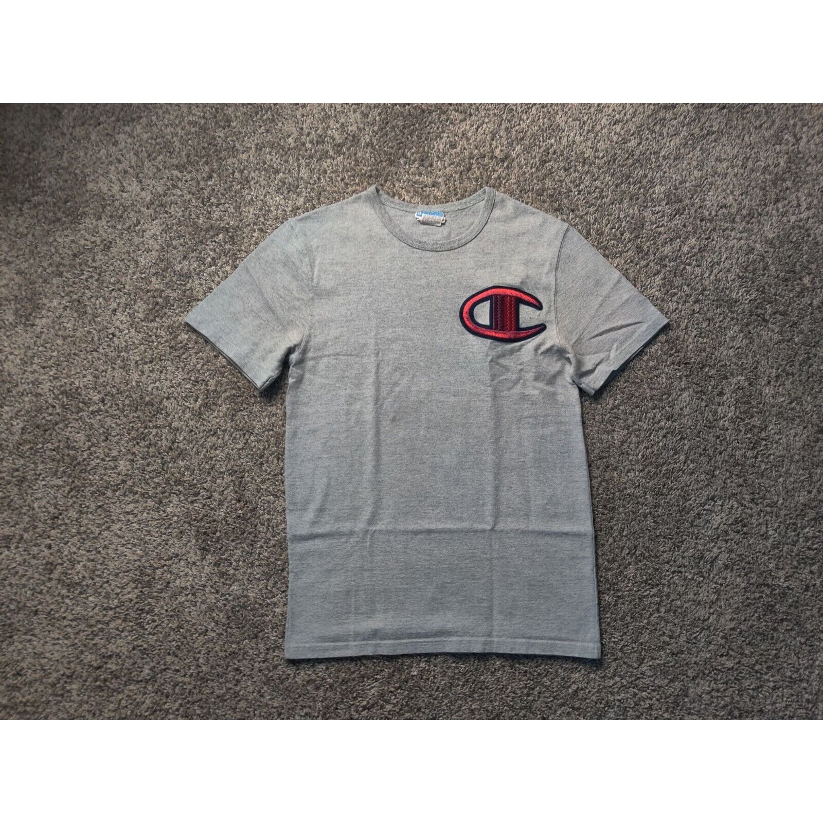 Champion Champion Shirt Adult Mens Small Gray Red Embroidered Logo Size US S / EU 44-46 / 1 - 1 Thumbnail