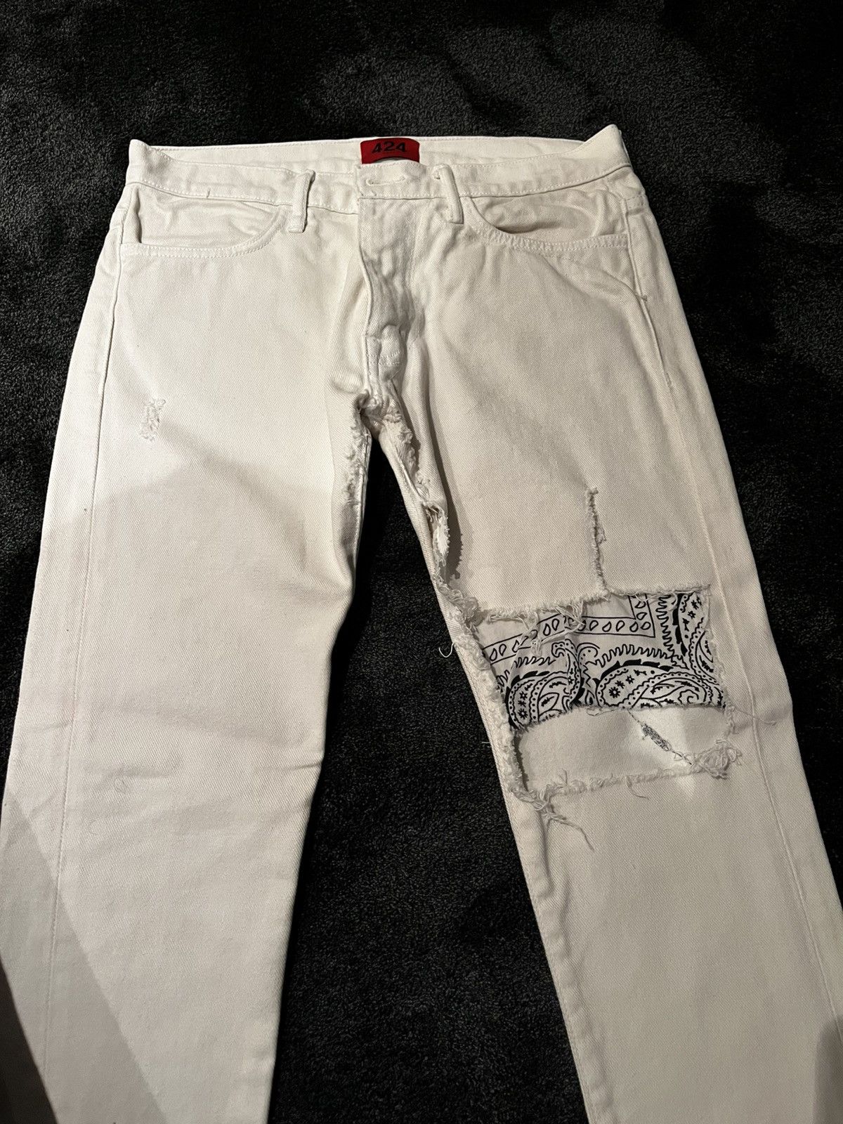 424 424 Bandana Jeans Size US 28 / EU 44 - 2 Thumbnail