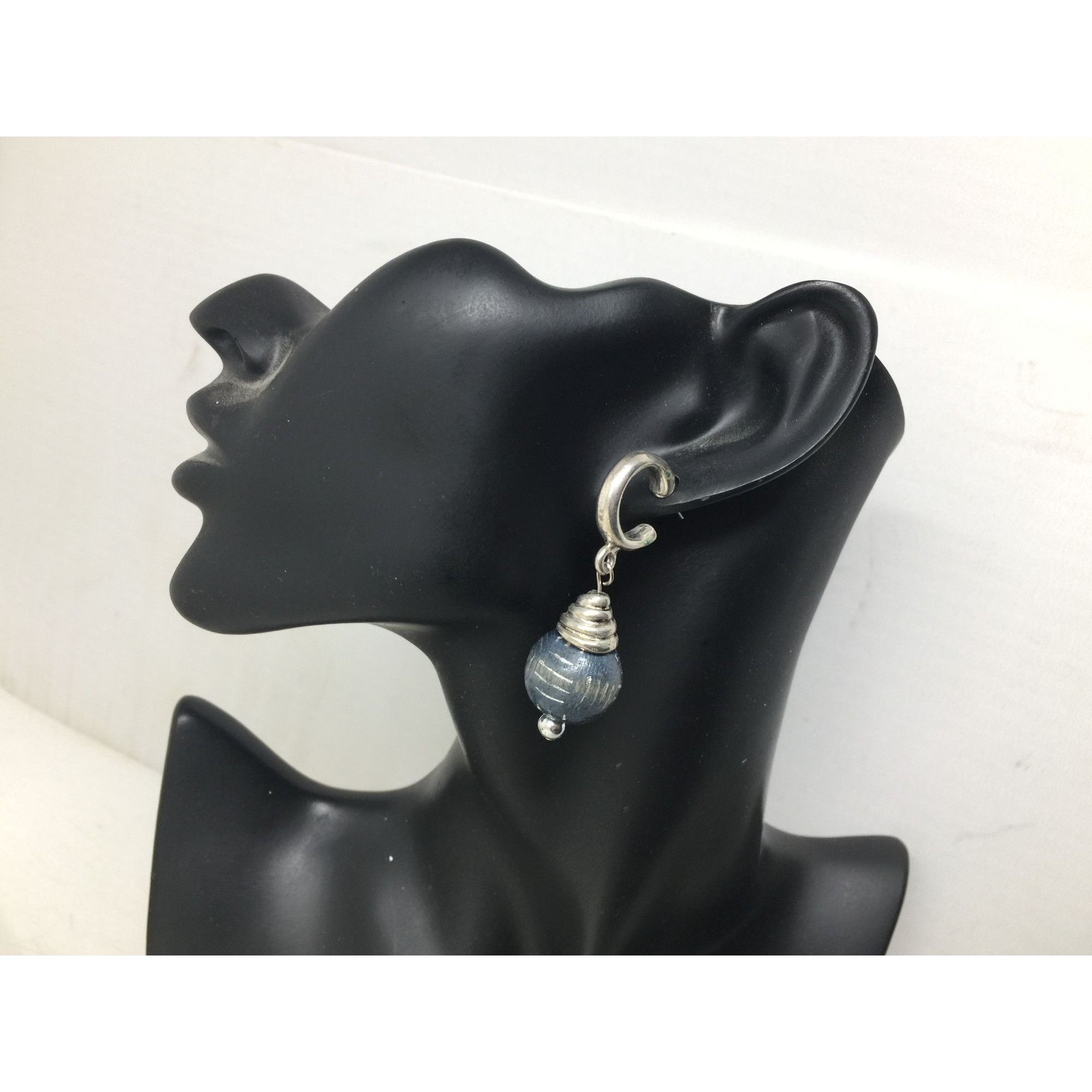 Other Women's Silver Tone Dangle Hoop Earrings Size ONE SIZE - 7 Thumbnail