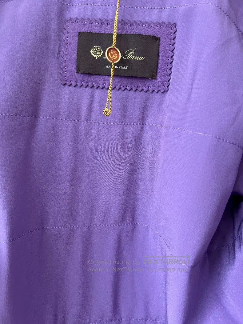 Loro Piana LORO PIANA Lavender purple top-grade lamb leather velvet b Size XS / US 0-2 / IT 36-38 - 8 Thumbnail
