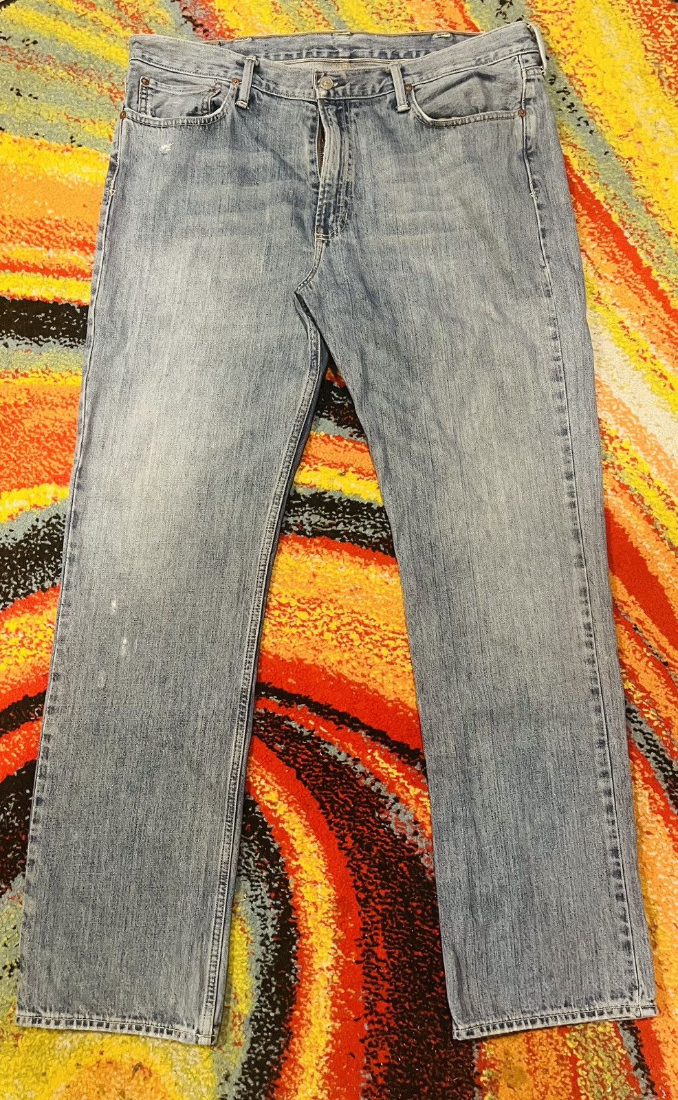Polo Ralph Lauren Polo Ralph Lauren Designer Relaxed Distressed Jeans 38x34 Size US 38 / EU 54 - 1 Thumbnail