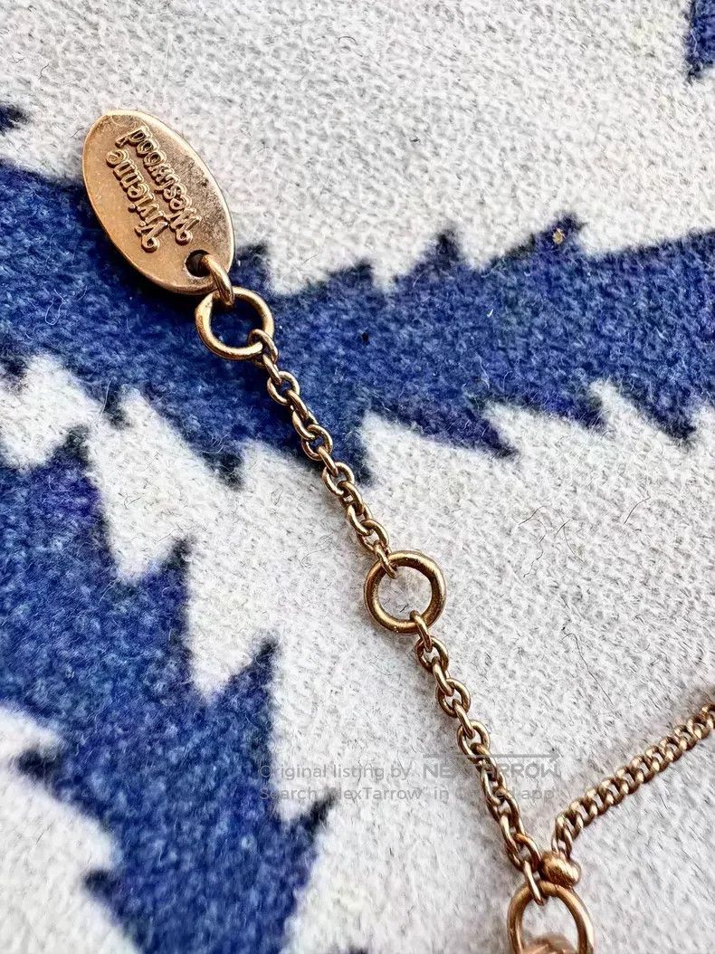 Vivienne Westwood Vivienne Westwood 3D Pearl Saturn Necklace Size ONE SIZE - 4 Thumbnail