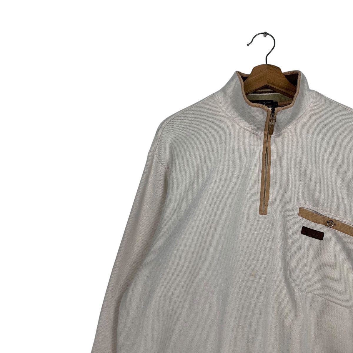 Kansai Yamamoto KANSAI YAMAMOTO Half Zip Turtleneck Sweatshirt #2425-C108 Size US L / EU 52-54 / 3 - 6 Thumbnail