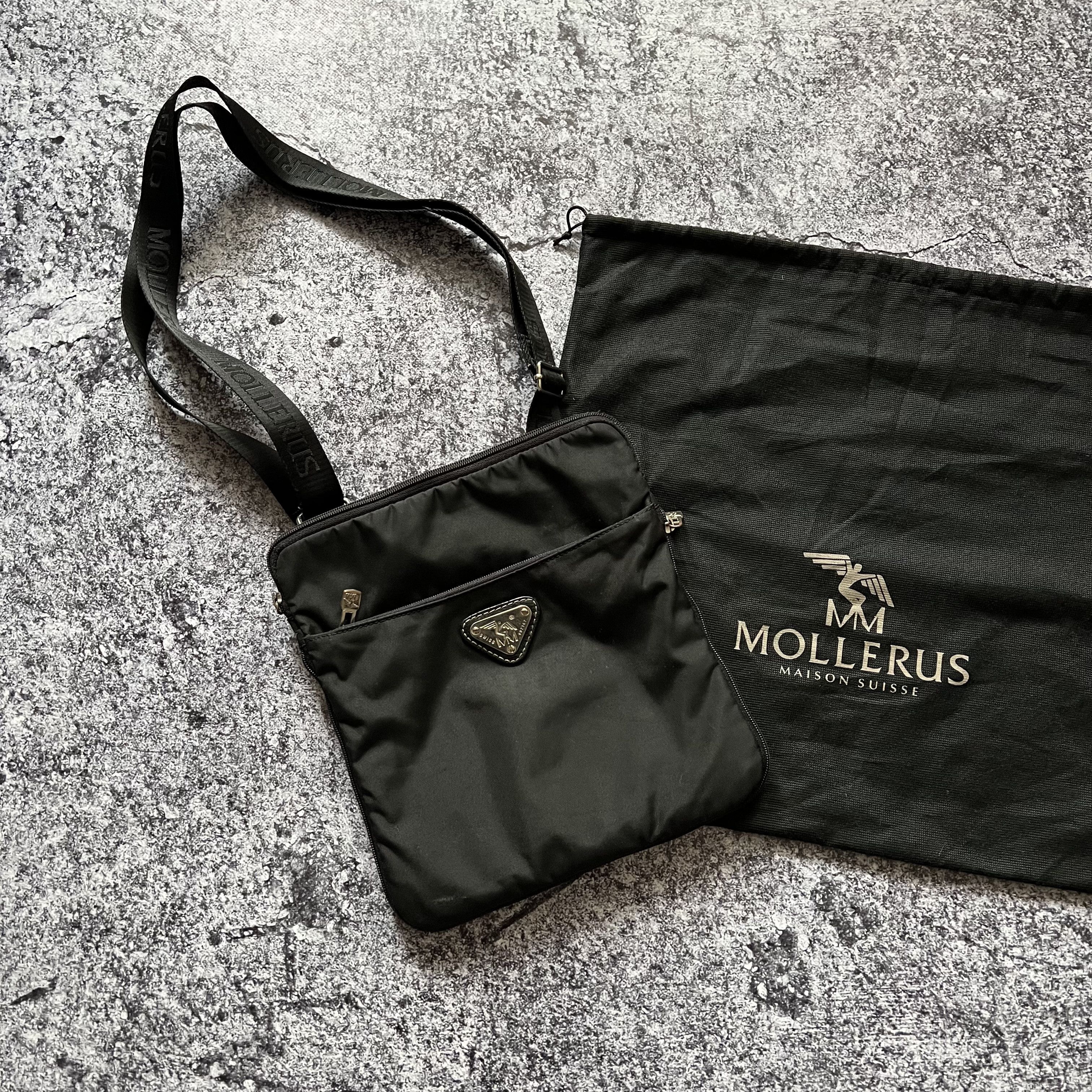 Maison Mollerus Maison Mollerus Messenger Bag Multipocket Logo Size ONE SIZE - 1 Thumbnail