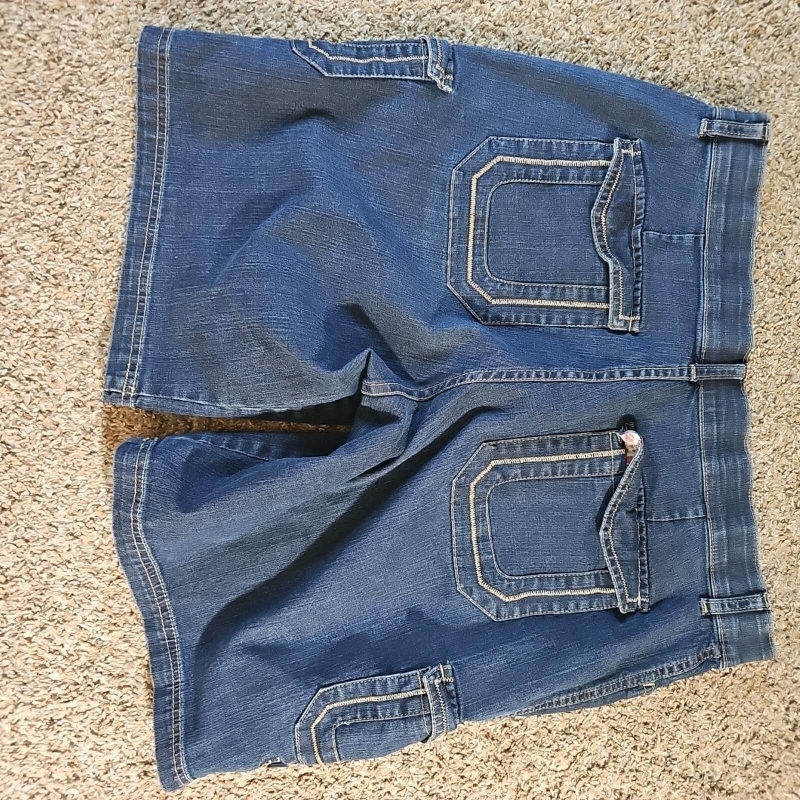 Lee LEE 16M Jean Cargo Shorts Size 38" / US 16 / IT 52 - 6 Thumbnail