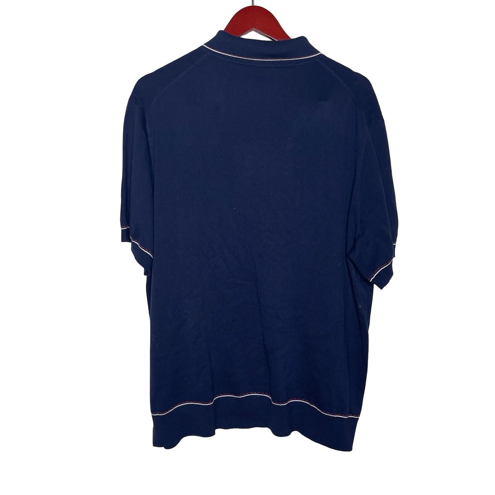 Todd Snyder TODD SNYDER ITALIAN COTTON SILK TIPPED RIVIERA POLO XXL Size US XXL / EU 58 / 5 - 5 Thumbnail