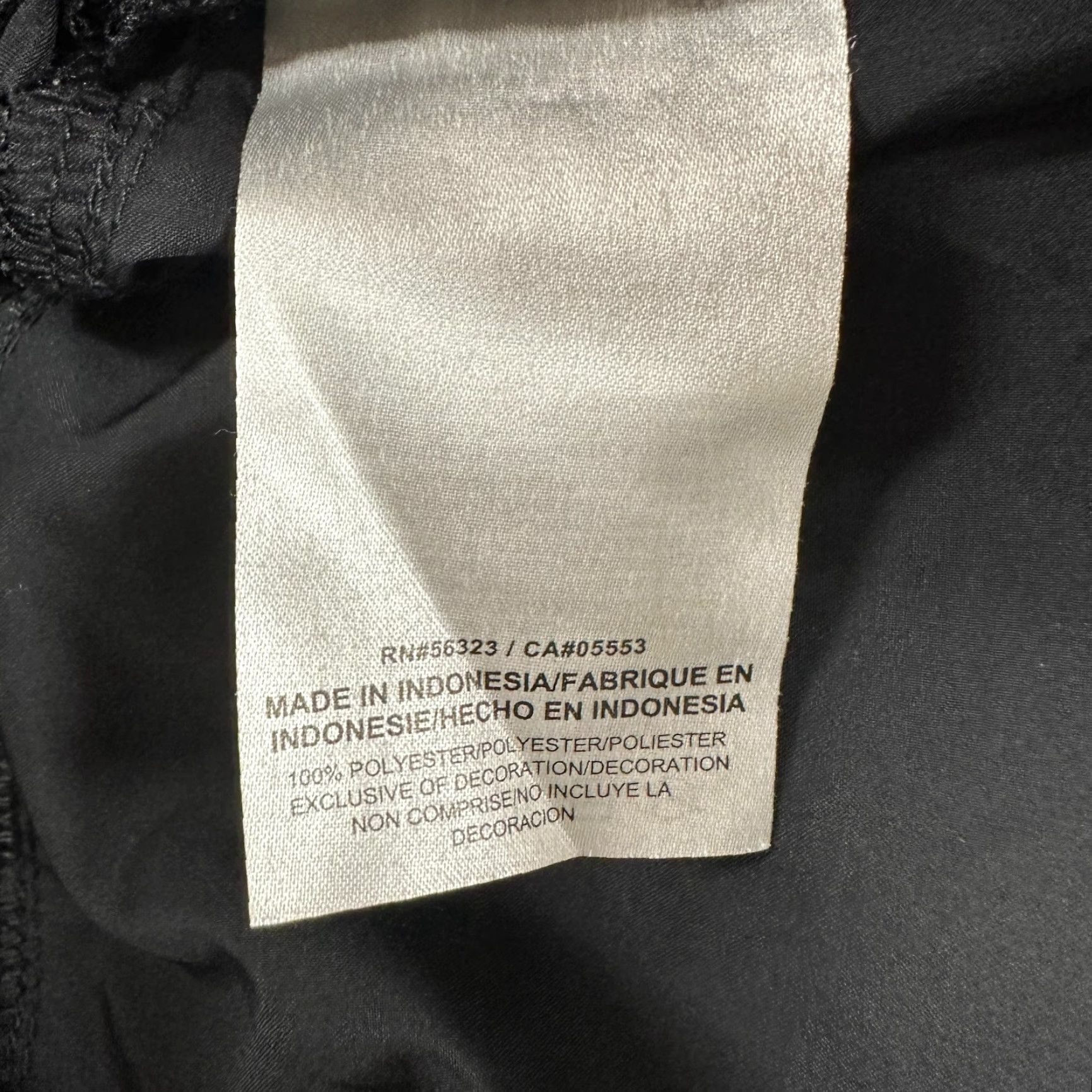 Nike Nike Pants Mens Small Black Track Jogger Swoosh Lightweight Drawstring Running Size US 29 - 6 Thumbnail