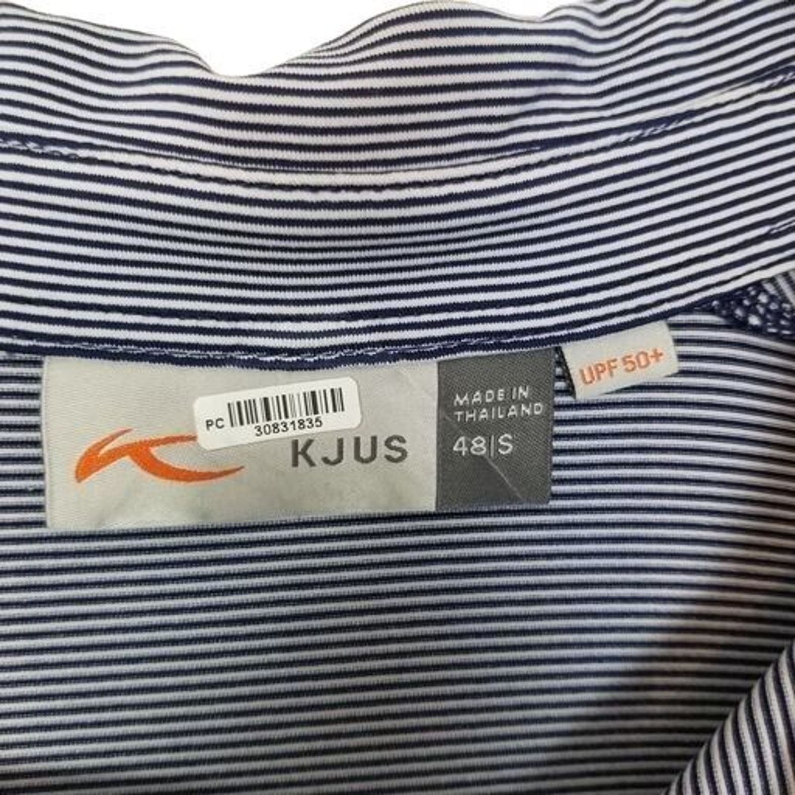 KJUS KJUS Mens Striped Golf Polo Shirt S Stretch Active Athletic Size US S / EU 44-46 / 1 - 7 Thumbnail