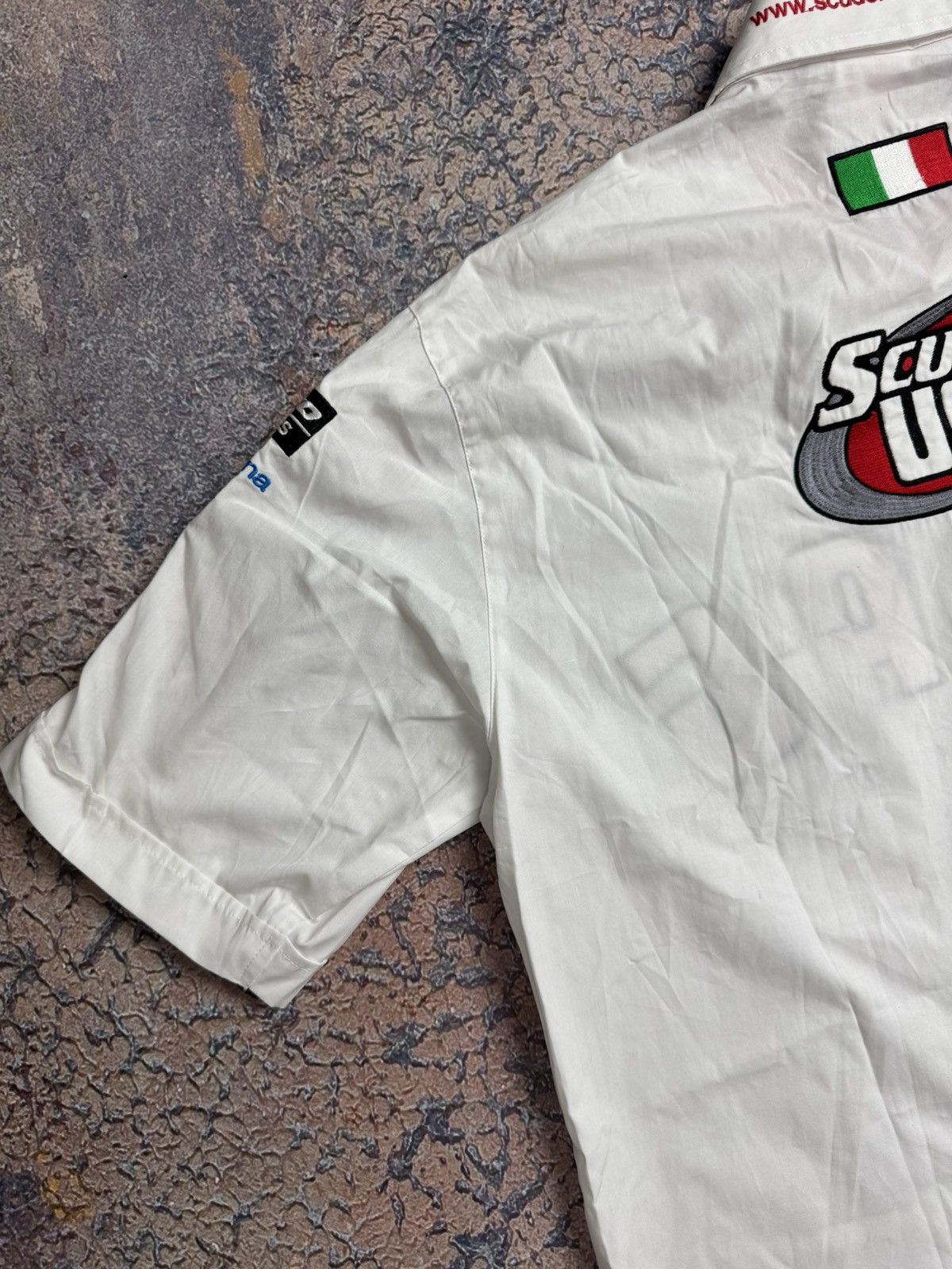 Vintage MAGLIA CAMICIA usag 2012 TORO ROSSO DUCATI APRILIA FORMULA1 Size US L / EU 52-54 / 3 - 14 Thumbnail