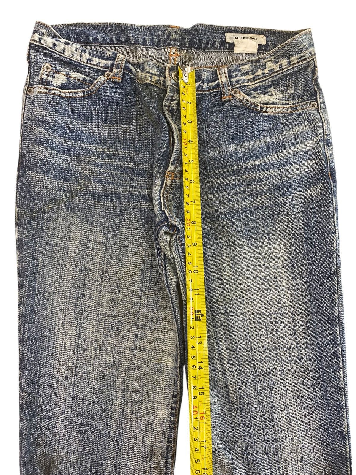 Other Japanese Brand Faded Blue Wash Style Loose Jeans Size US 28 / EU 44 - 6 Thumbnail