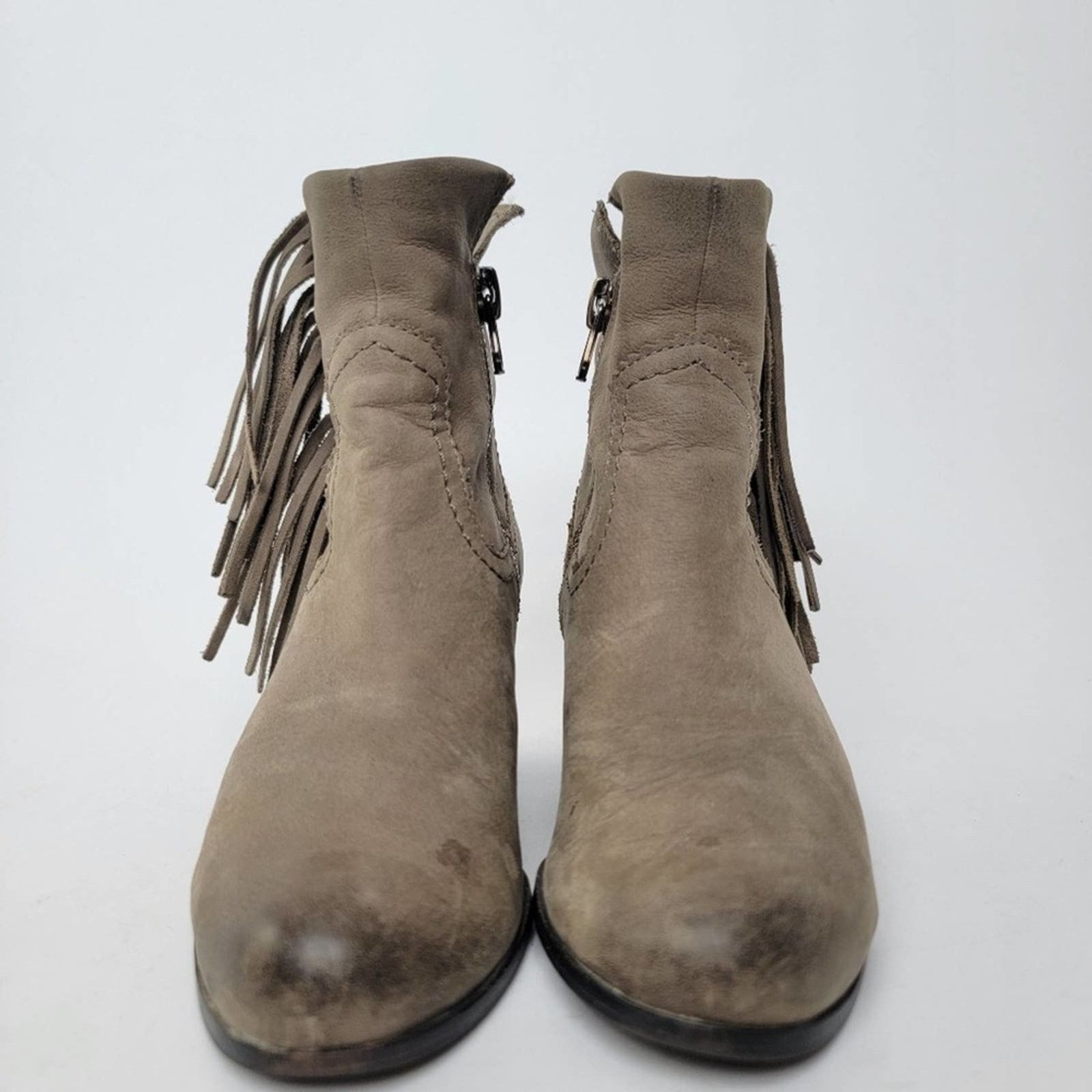 Sam Edelman Sam Edelman Louie Suede Leather Fringe Booties - 6 Size US 6 / IT 36 - 2 Thumbnail
