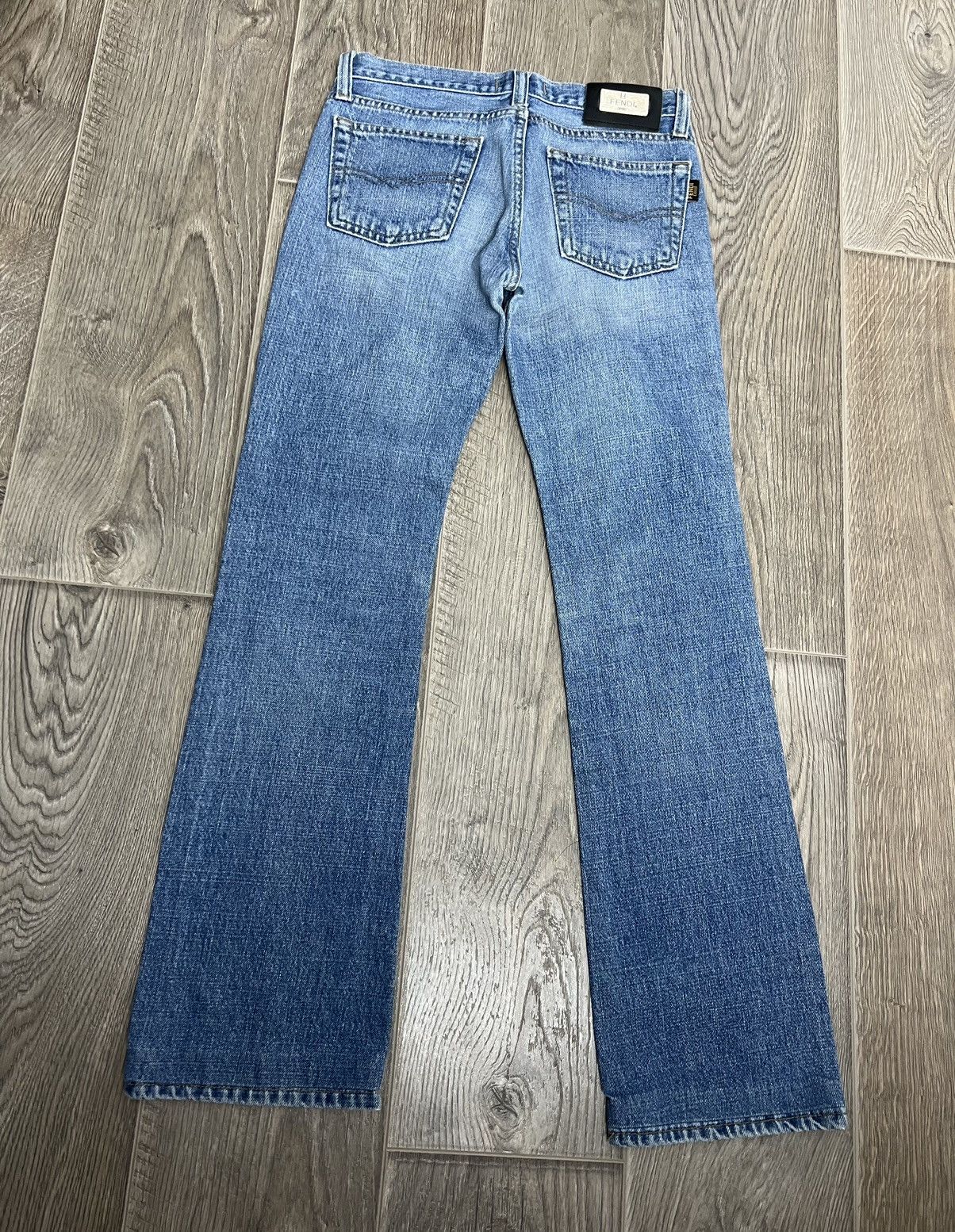 Fendi Vintage Fendi jeans bootcut washed denim 80s Size 27" / US 4 / IT 40 - 10 Thumbnail