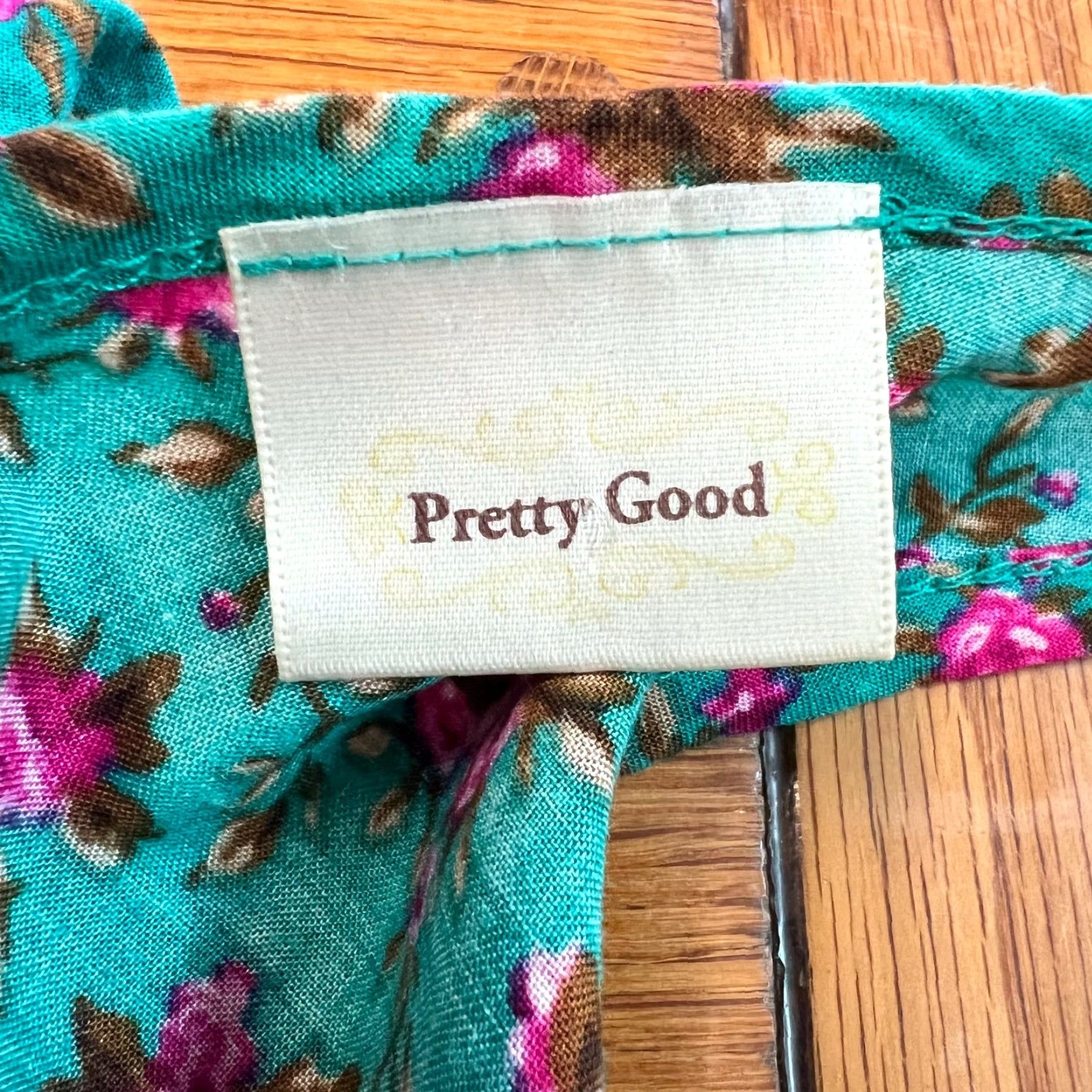 Vintage VINTAGE Pretty Good Womens Blouse Peplum Sleeveless Floral Green XS Casual Top Women's Clothing Size XS / US 0-2 / IT 36-38 - 6 Thumbnail