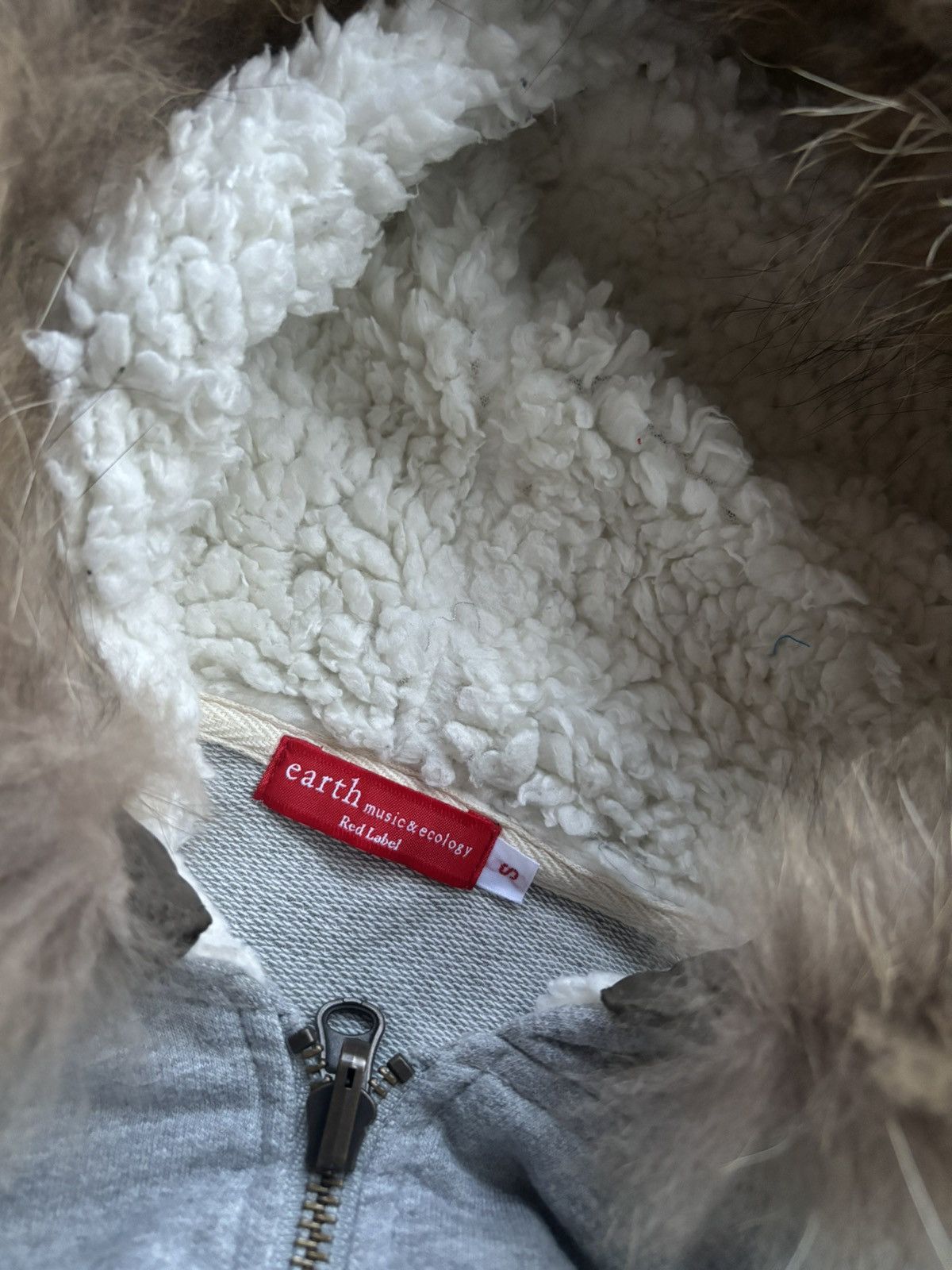 If Six Was Nine Y2k earth red label ifsix lgb style fur hoodie Size US S / EU 44-46 / 1 - 6 Thumbnail