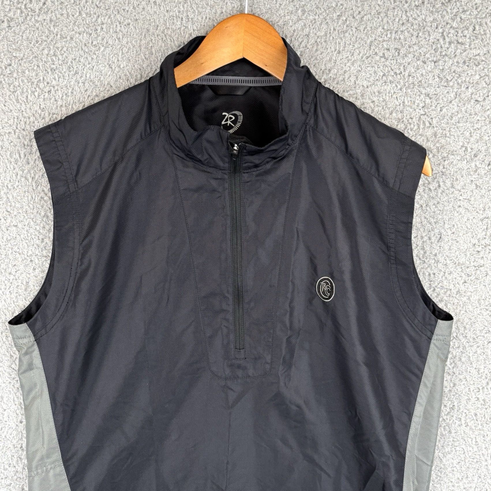 Logo 7 Zero Restriction Windbreaker Vest Men M Black 1/2 Zip Logo Golf Jacket Size US M / EU 48-50 / 2 - 2 Thumbnail