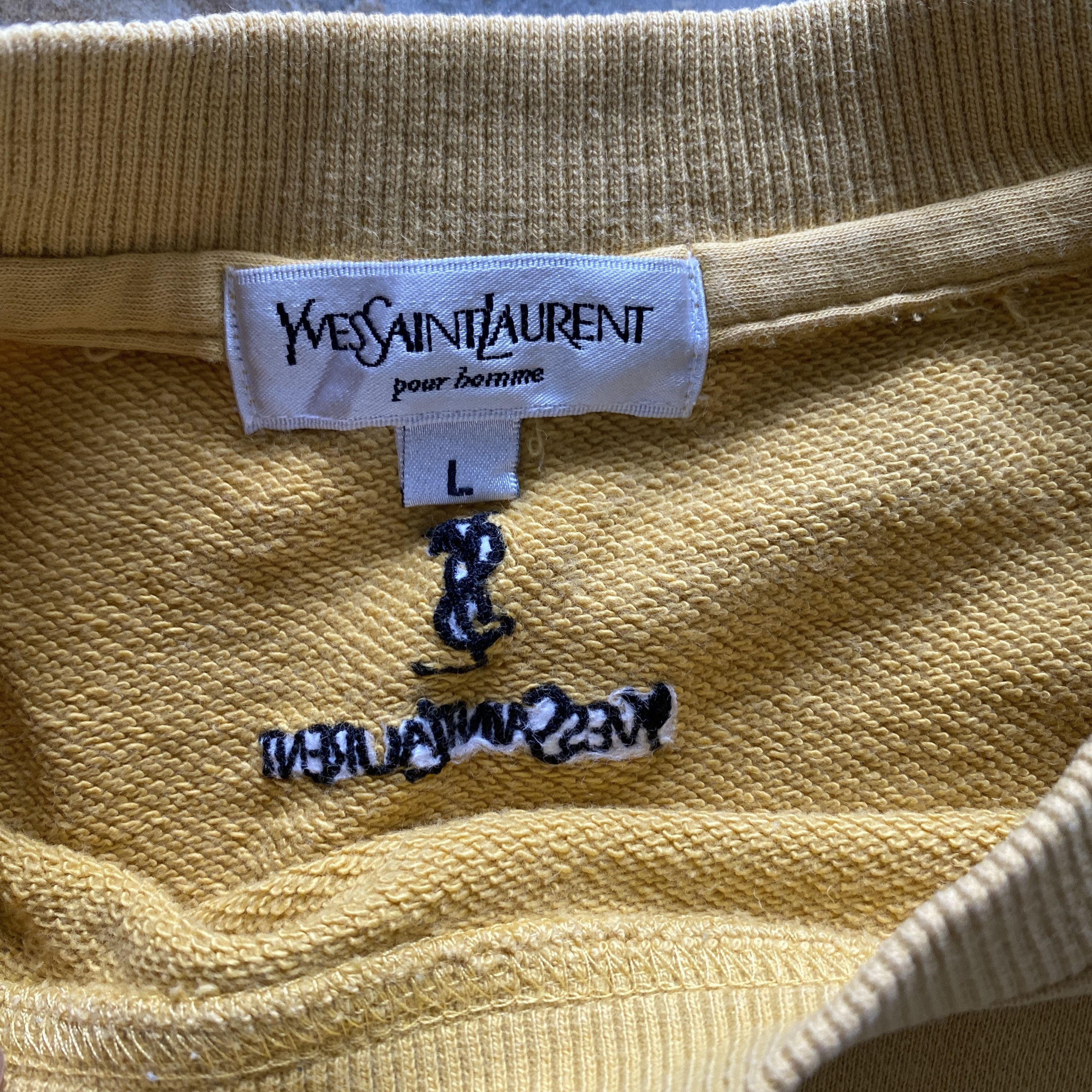 Yves Saint Laurent Vintage Yves Saint Laurent Sweatshirt Crewneck Size US L / EU 52-54 / 3 - 5 Thumbnail