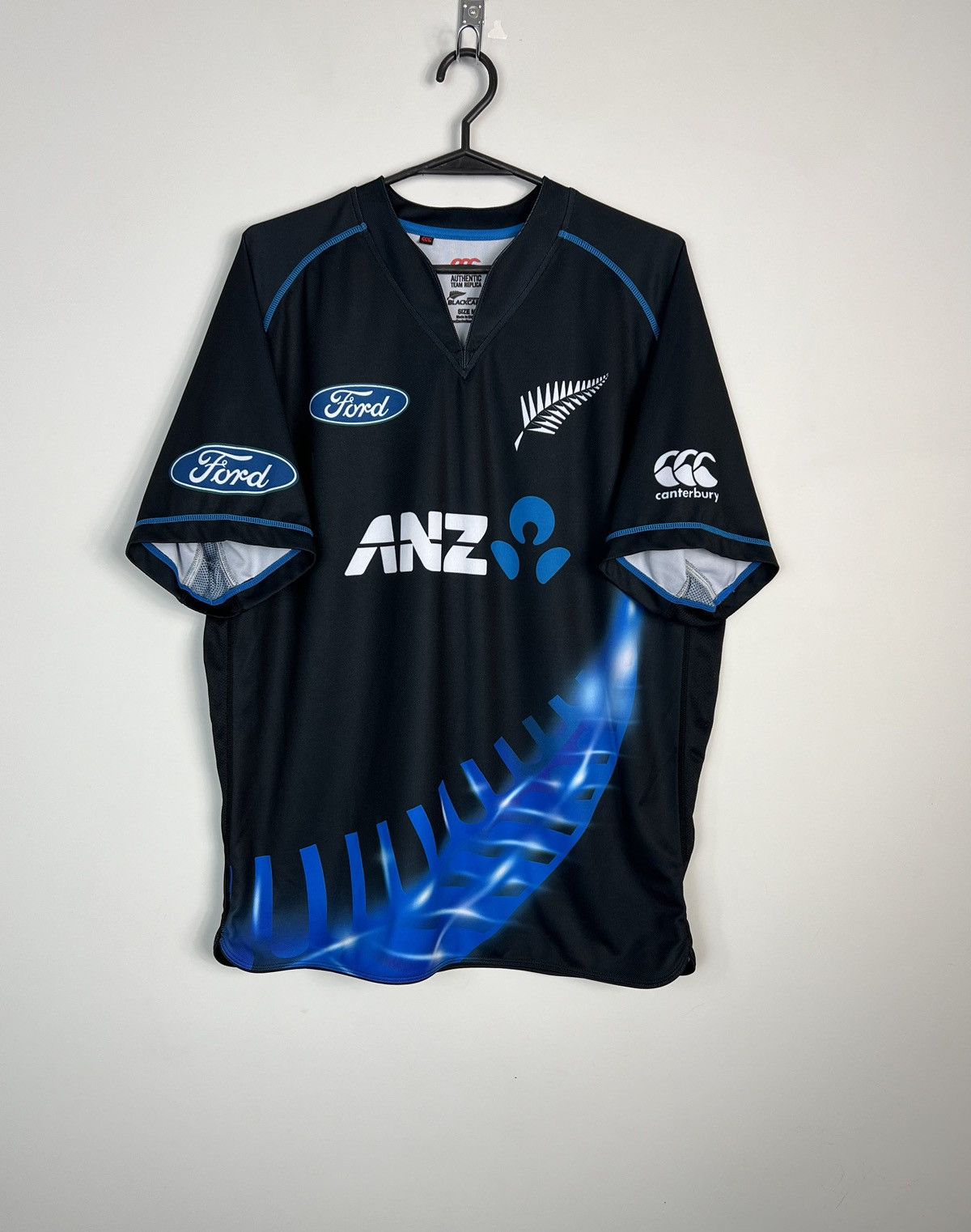 Canterbury of New Zealand Jersey Canterbury New Zealand Black Caps Rugby Size US M / EU 48-50 / 2 - 1 Thumbnail
