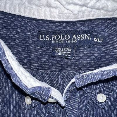 U.S. Polo Assn. U.S. Polo Assn. Big & Tall Mens Classic Fit Short Sleeve But Size US XXL / EU 58 / 5 - 3 Thumbnail
