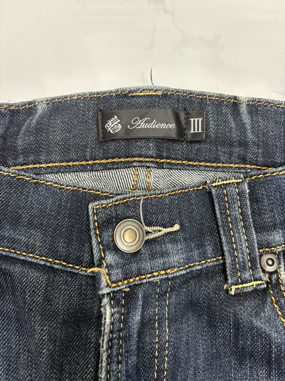 14th Addiction × Isamu Katayama Backlash × KMRii Audience Japan Denim Clawmark Distressed Denim jeans Size US 30 / EU 46 - 9 Thumbnail