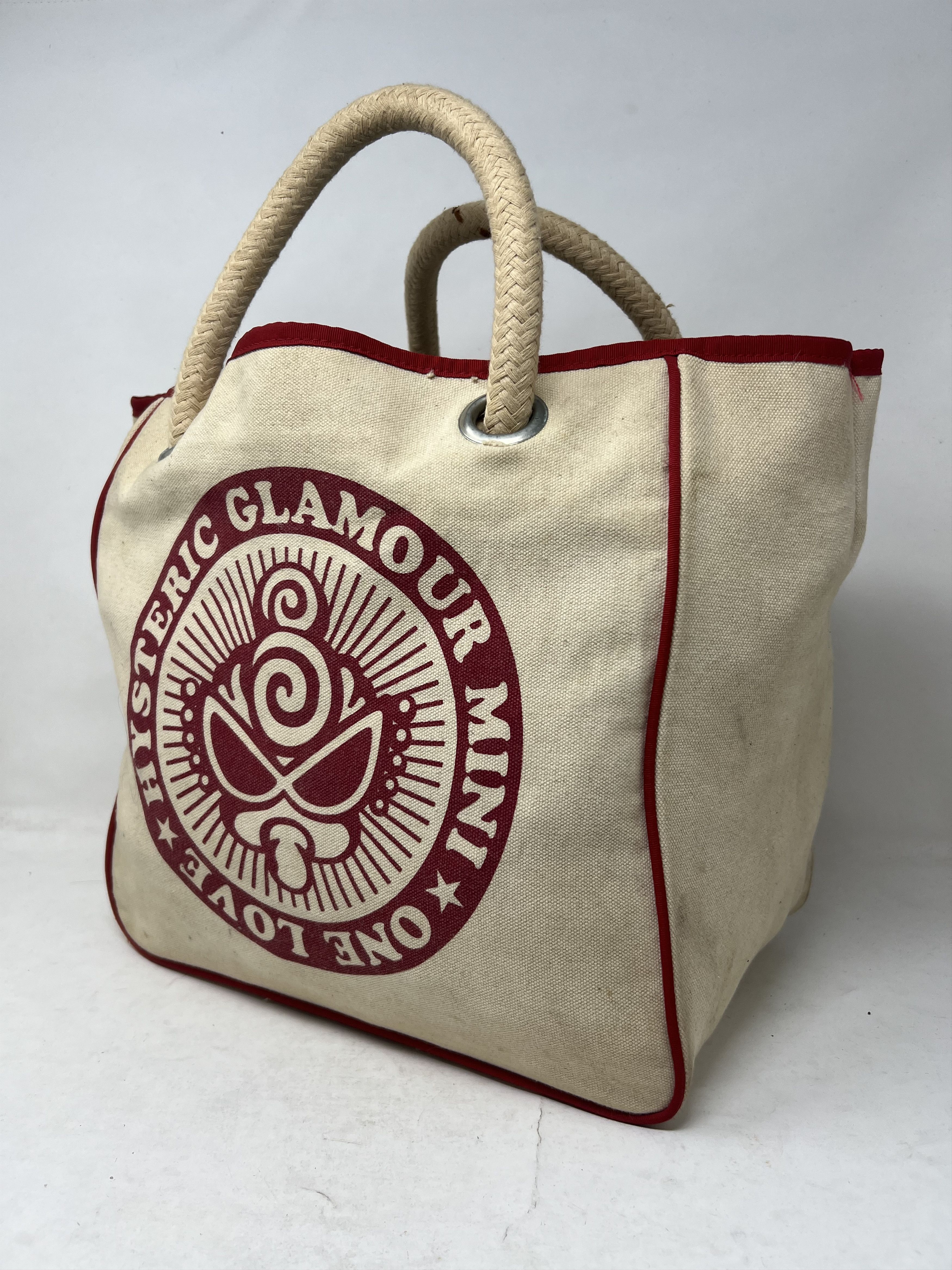 Hysteric Glamour Hysteric Glamour Mini One Love Canvas Tote Bag Size ONE SIZE - 2 Thumbnail