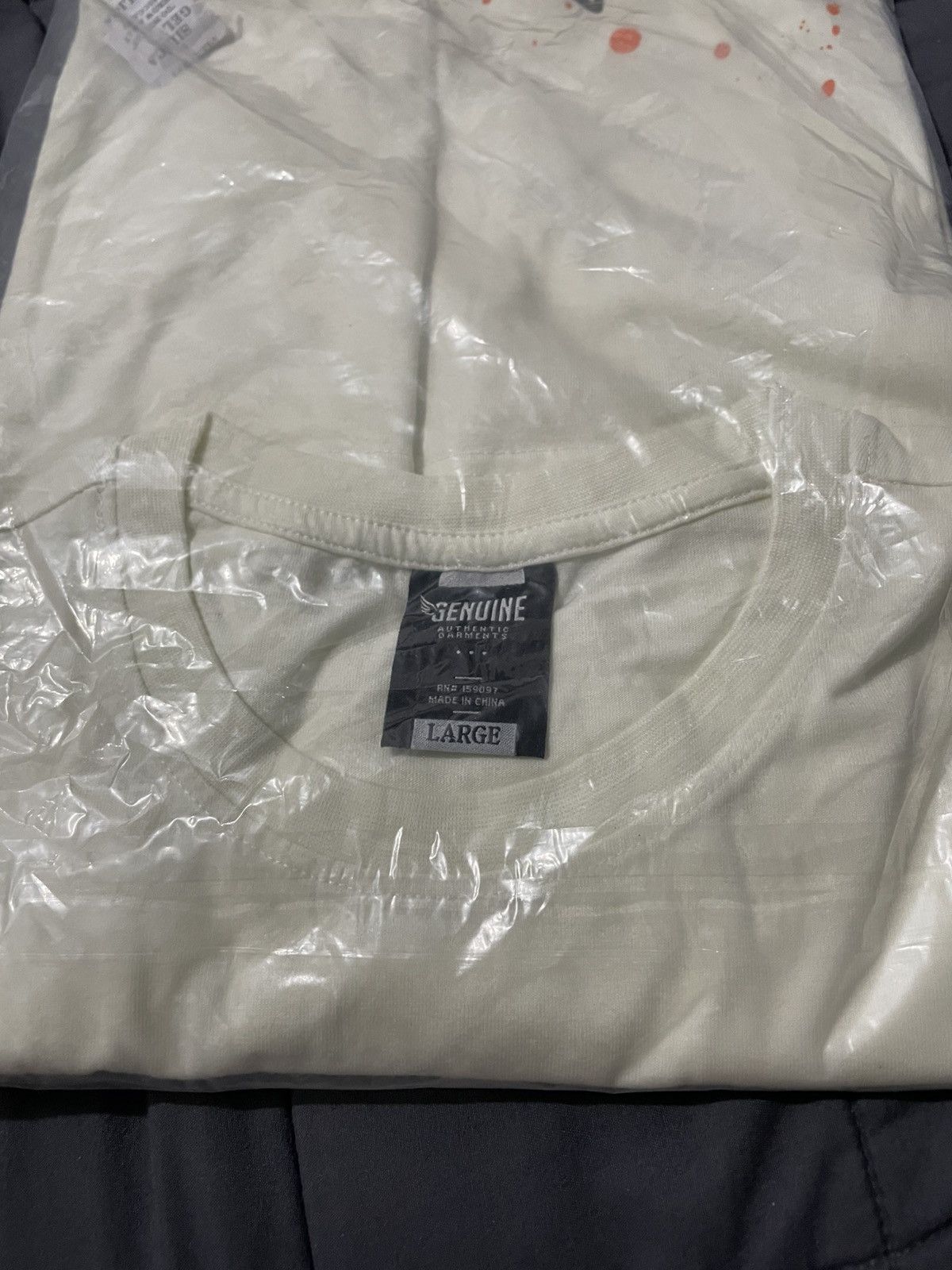Other GENUINE GRAPHIC T-SHIRT NATURAL - GN3194 Large Size US L / EU 52-54 / 3 - 4 Thumbnail