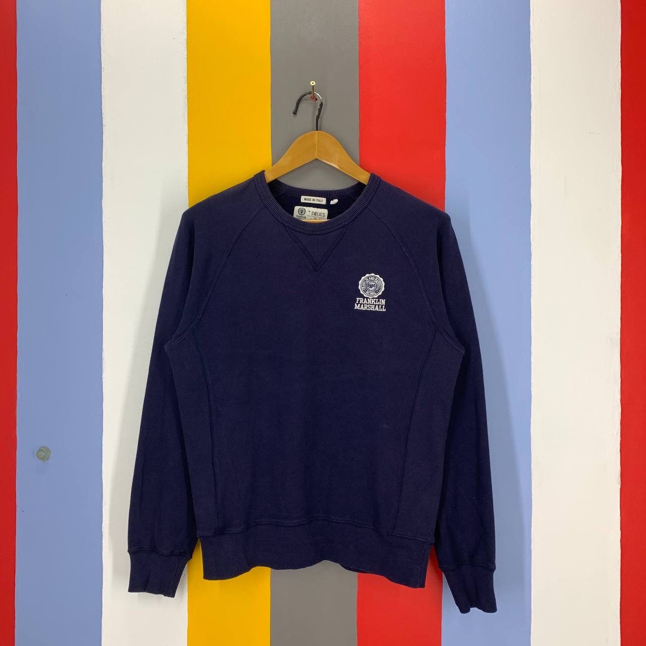 Franklin & Marshall FRANKLIN MARSHALL Crew Neck Sweatshirt #2307-01 Size US S / EU 44-46 / 1 - 1 Thumbnail