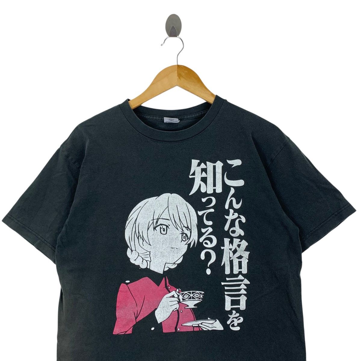 Vintage GIRL AND PANZER Der Film St Gloriana Girls Anime Movie Shirt Size US M / EU 48-50 / 2 - 2 Thumbnail