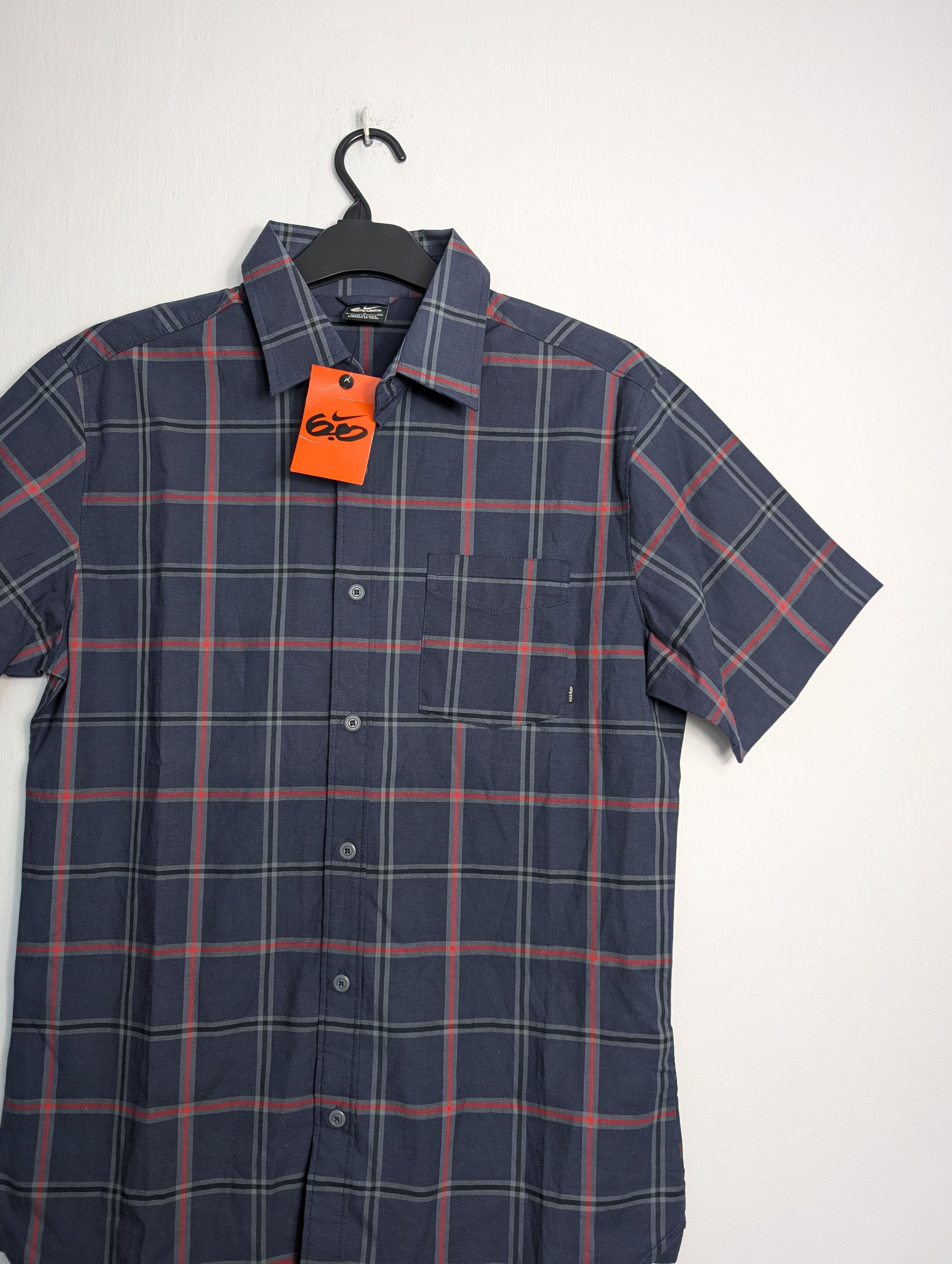 Nike Nike 6.0 Skateboard Checkered Short Sleeve Shirt Y2K Style Size US S / EU 44-46 / 1 - 2 Thumbnail