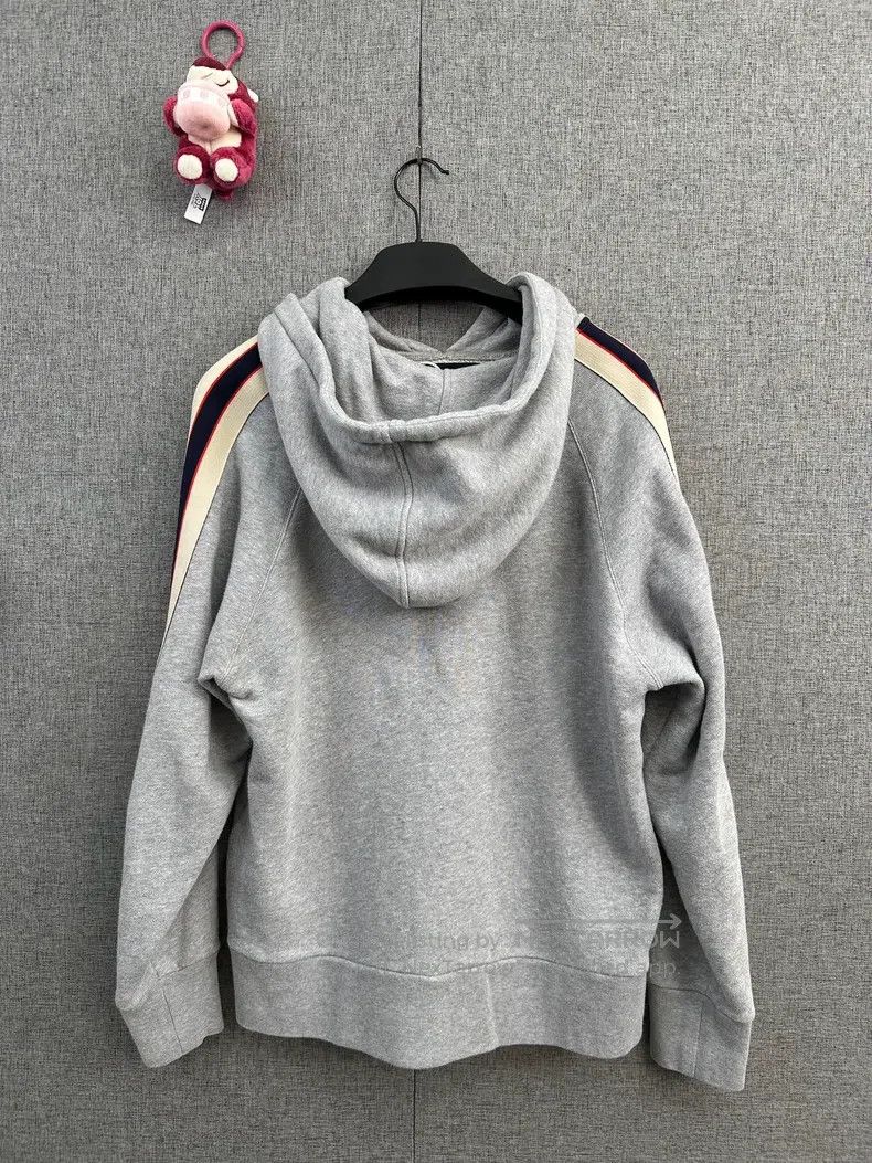 Gucci Gucci Gray sweatshirt with side stripes Size US S / EU 44-46 / 1 - 2 Thumbnail