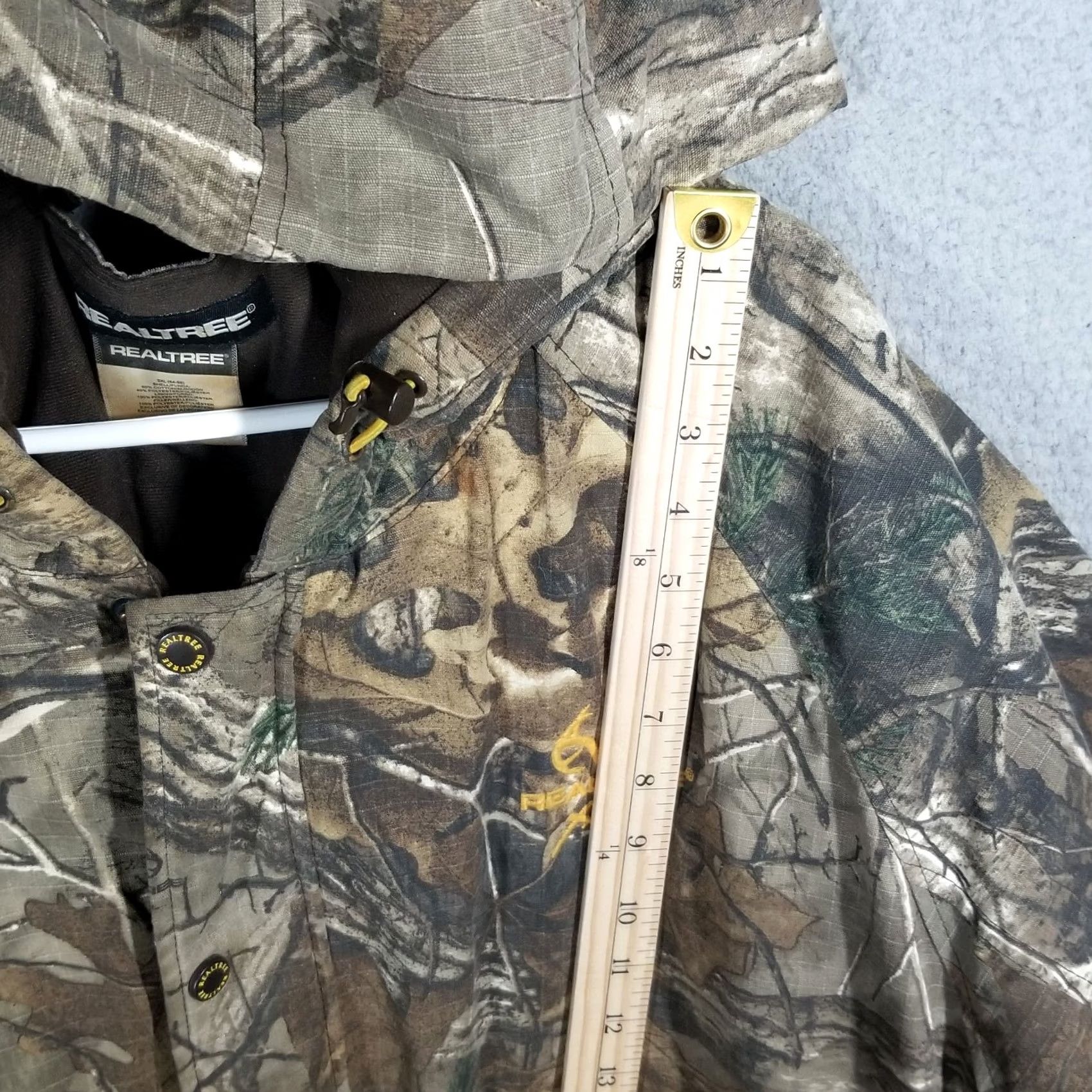 Realtree Realtree Bomber Jacket Coat Mens 3XL Camouflage Insulated Xtra Weathergear Pocketed Hooded Lined Zip-Snap Full Zip Size US XXL / EU 58 / 5 - 3 Thumbnail
