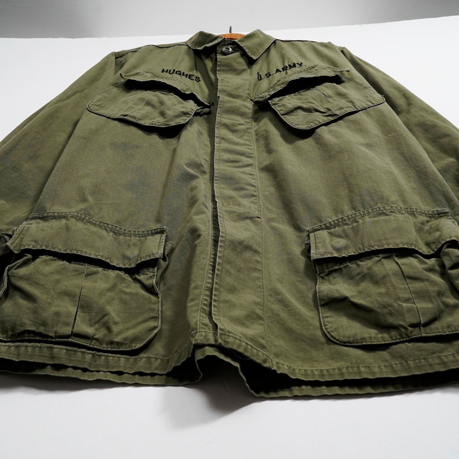 Vintage Vintage 1960s U.S. Army Jungle Fatigue Jacket Ripstop M Size US M / EU 48-50 / 2 - 11 Thumbnail