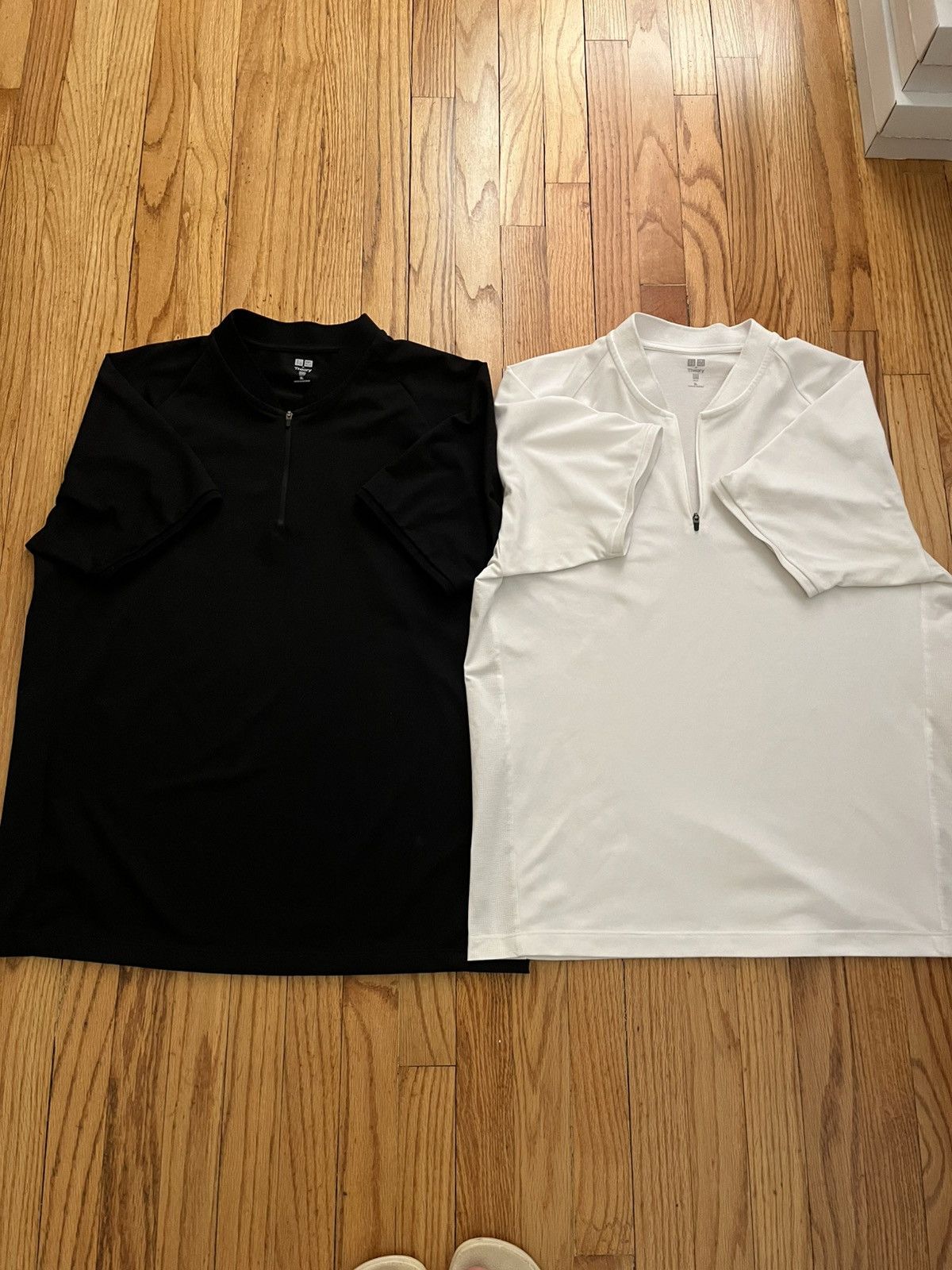 Uniqlo uniqlo x theory quarter zip polo x2 Size US XL / EU 56 / 4 - 1 Thumbnail