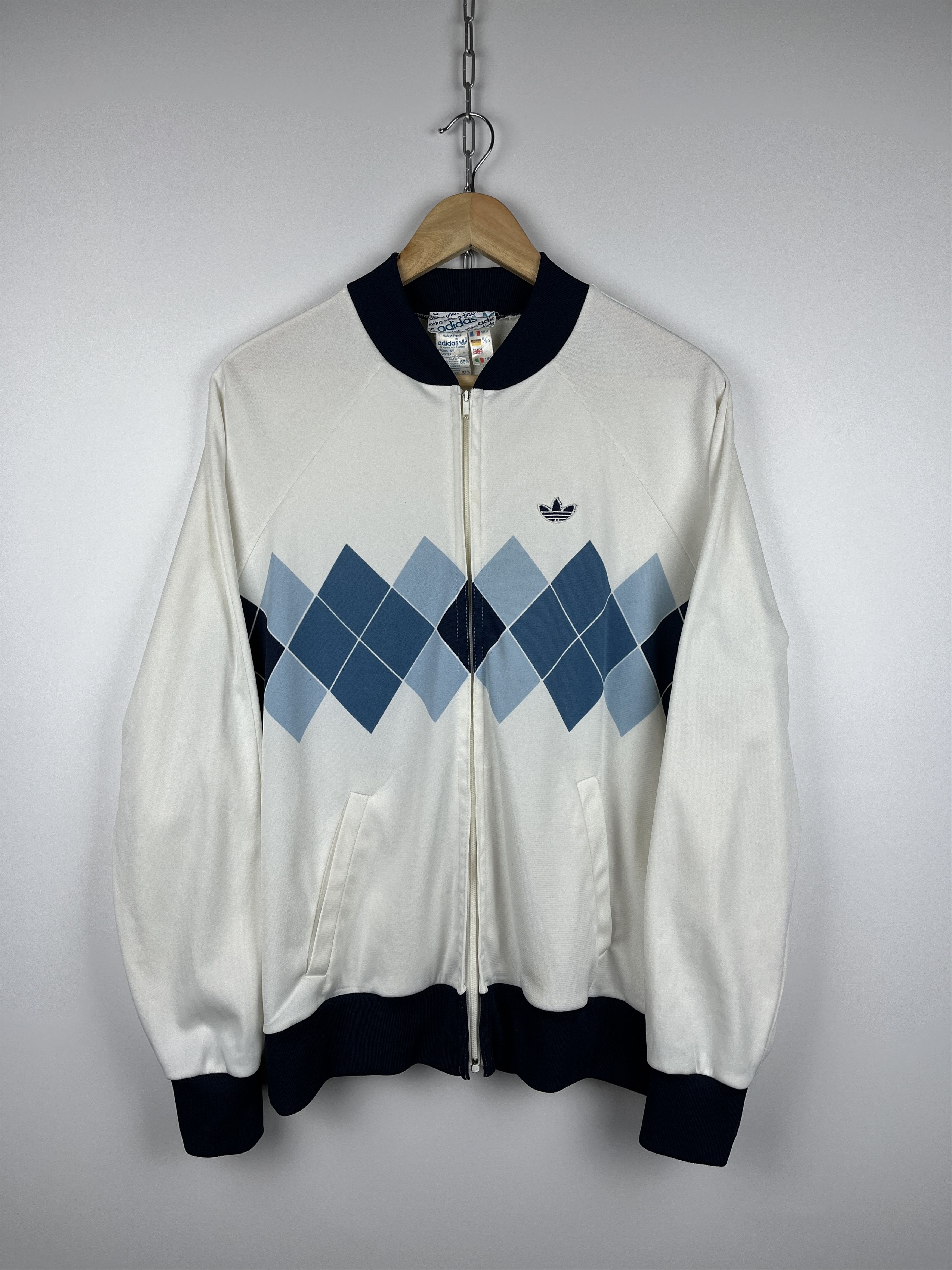 Adidas 70's - 80's Adidas Ventex France Vintage Track Bomber Jacket Size US M / EU 48-50 / 2 - 17 Thumbnail
