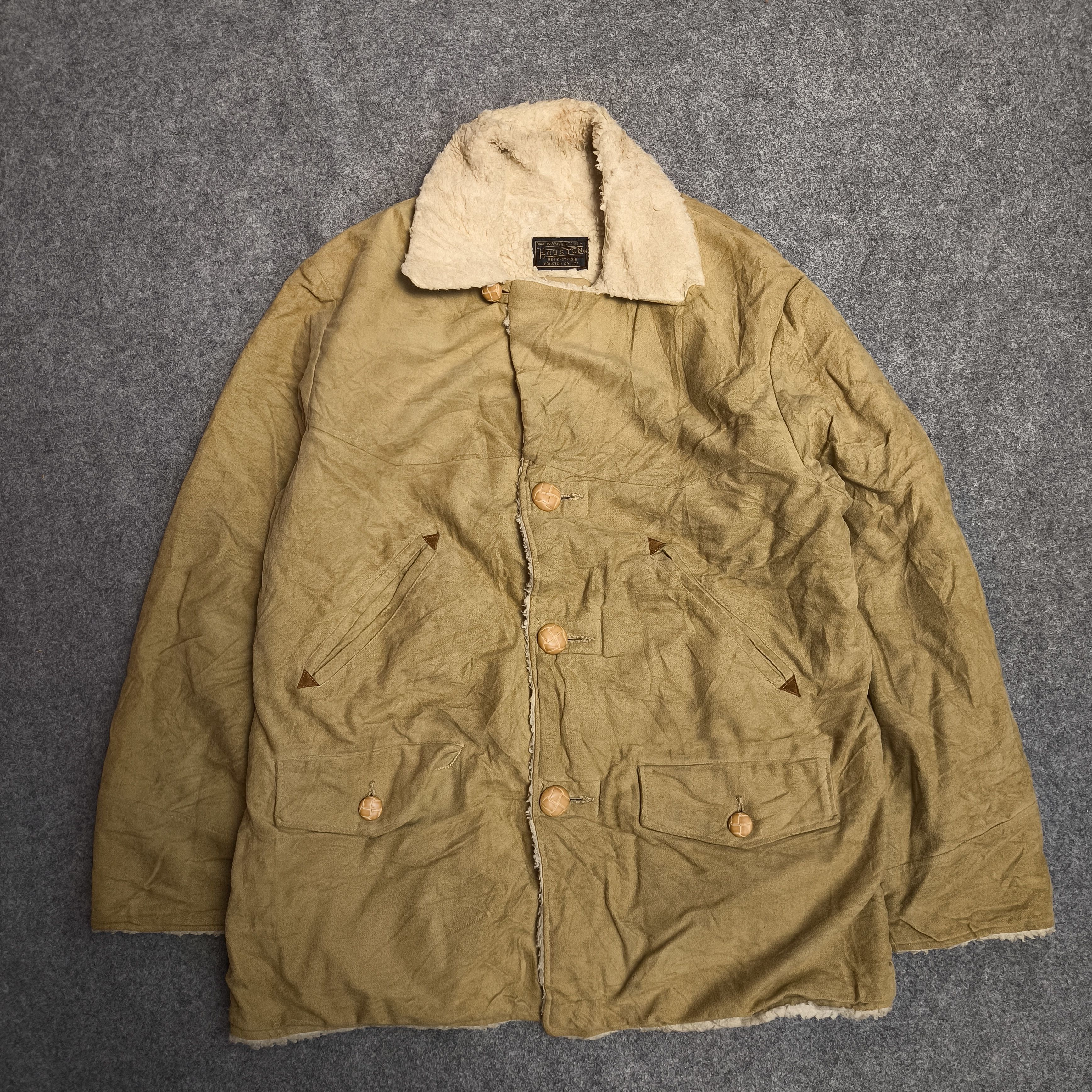 Sugar Cane Houston suede jacket lining sherpa Size US L / EU 52-54 / 3 - 1 Thumbnail