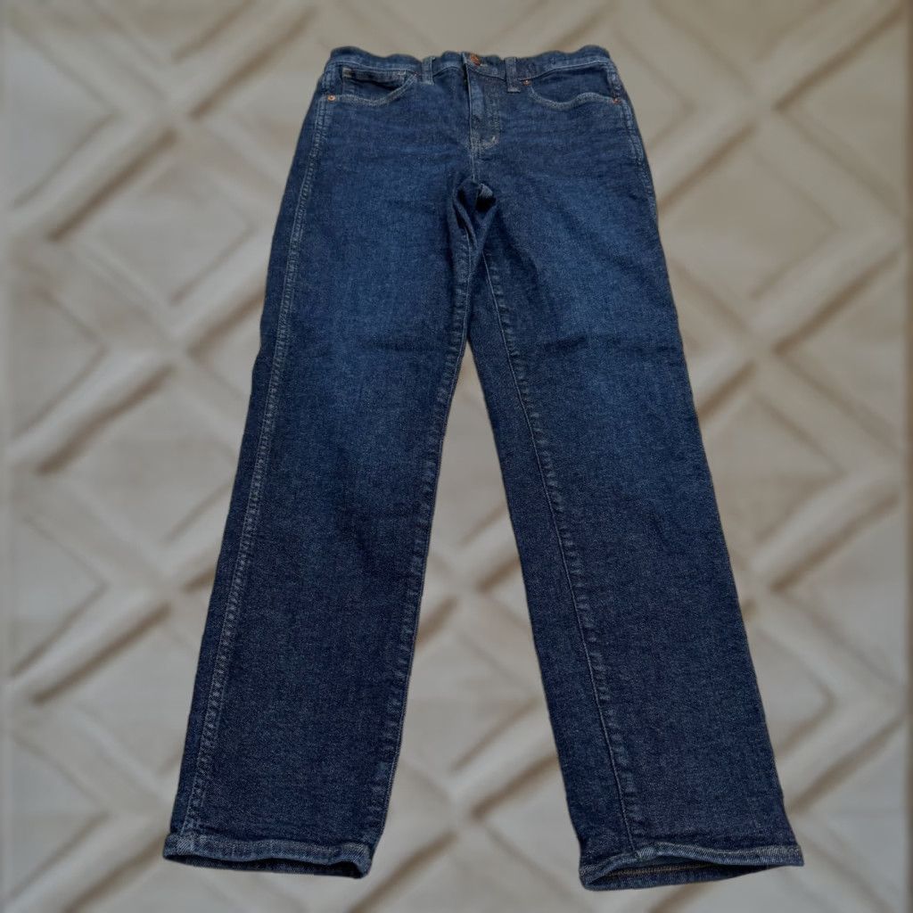 Madewell Madewell Denim Jeans Women 28 Blue Dark Wash Straight 28x28 Vintage No Size 28" / US 6 / IT 42 - 1 Thumbnail