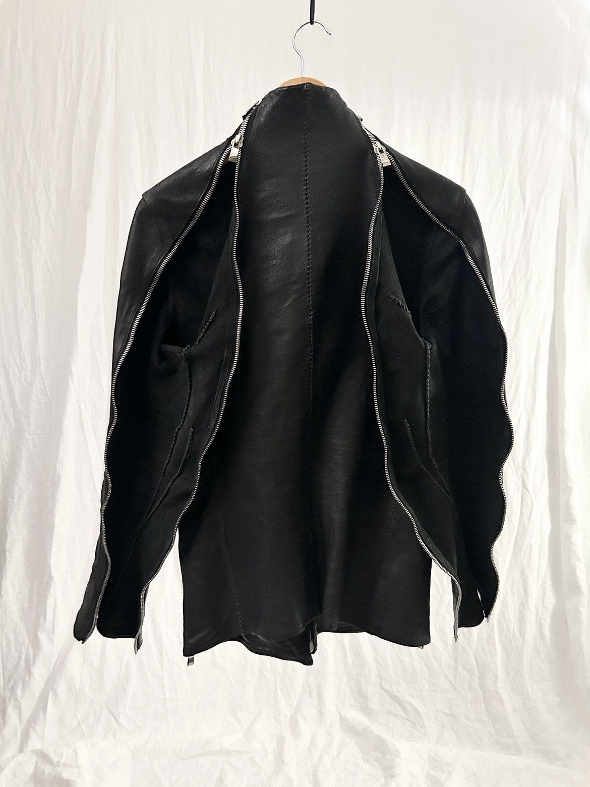 Incarnation Incarnation Zipper Sleeve Leather Jacket Size US S / EU 44-46 / 1 - 11 Thumbnail