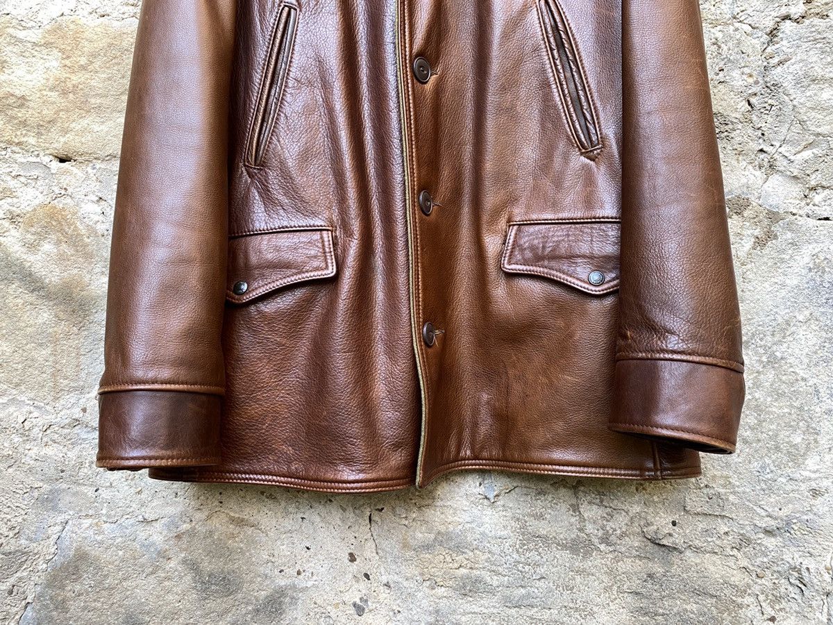 Schott Schott 569 Car Coat Cowhide Leather Jacket Size US L / EU 52-54 / 3 - 5 Thumbnail