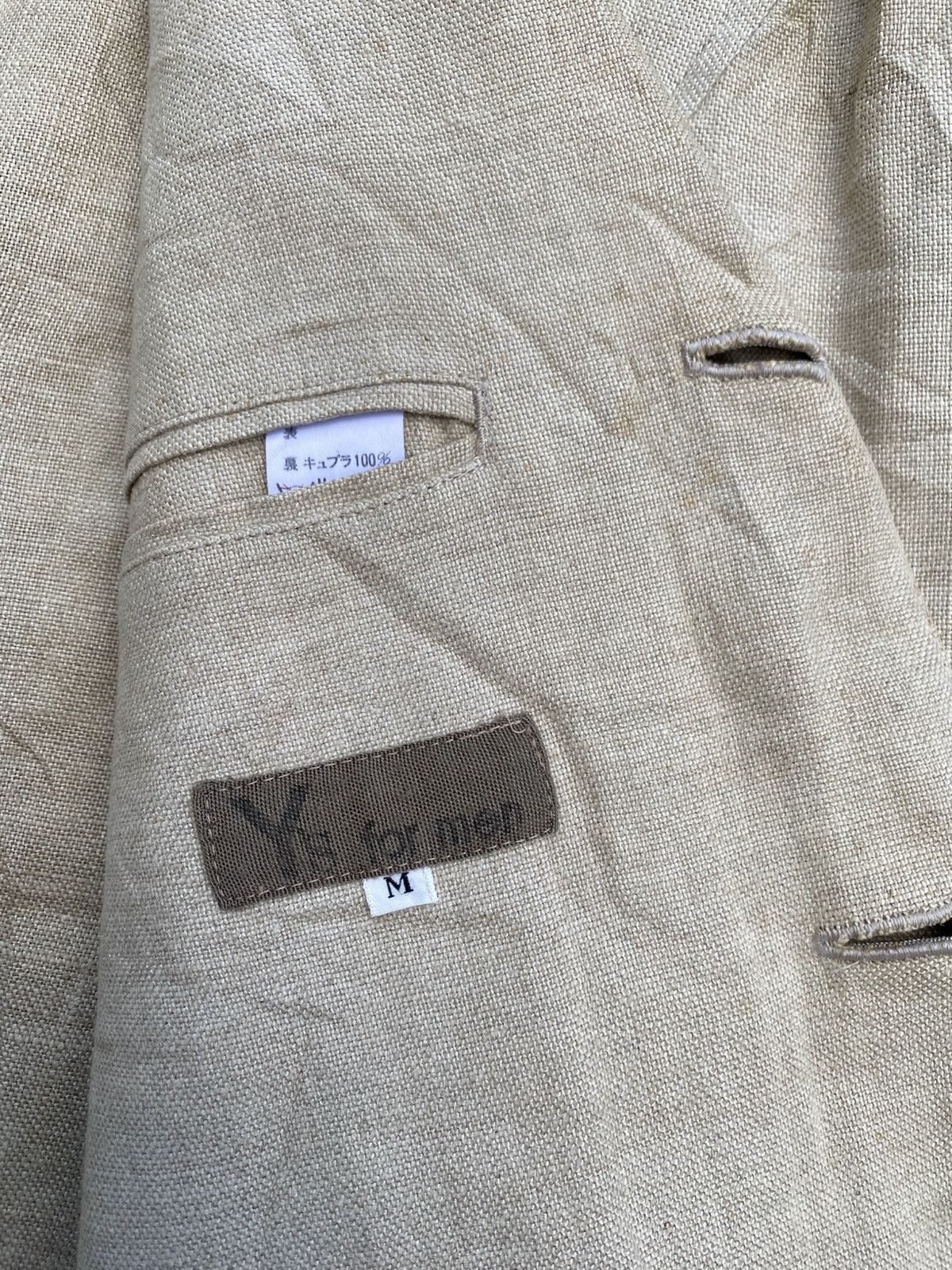 Yohji Yamamoto Rare Y's for men Linen Jacket/Blazer Size US M / EU 48-50 / 2 - 10 Thumbnail